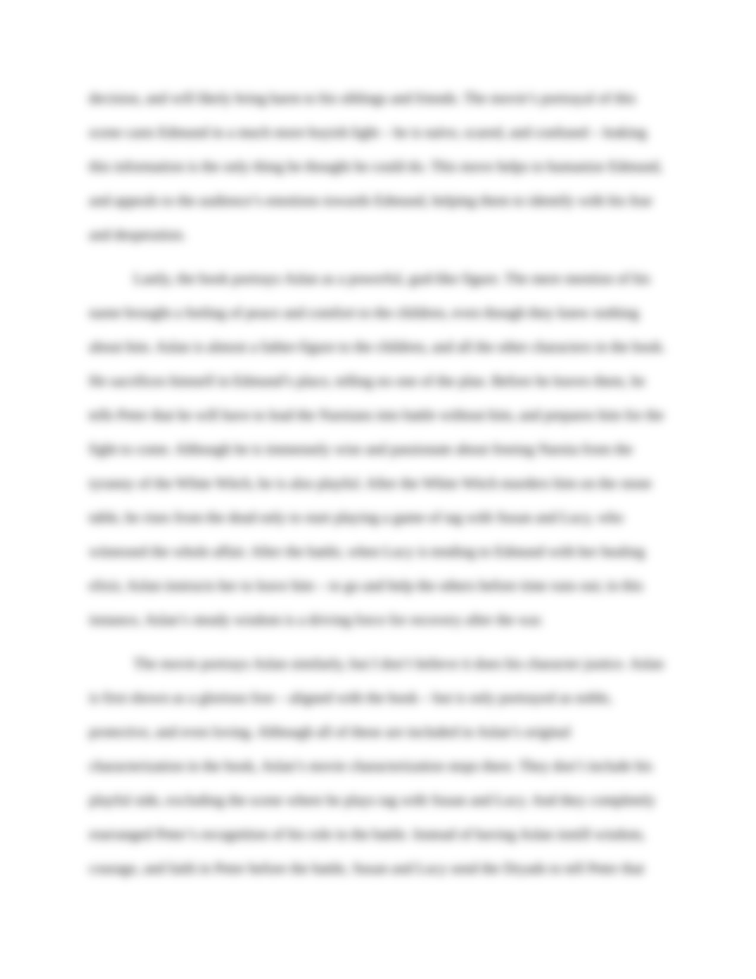 Chronicles of Narnia - Book v Movie Comparative Analysis.docx_dtocurdye6m_page4