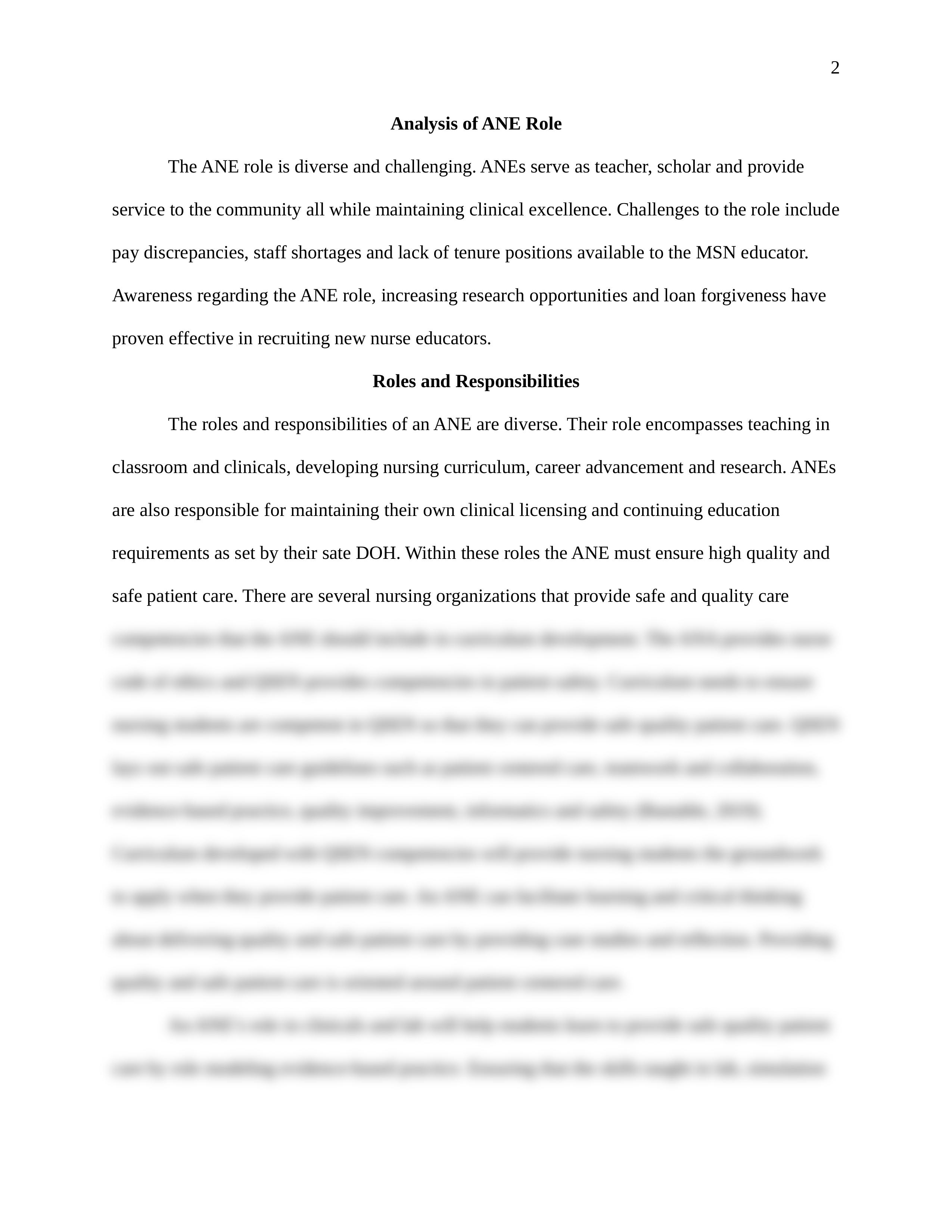 C918 MFP Task 1 Analysis of the ANE Role Illene Plaster.docx_dtulopil6mf_page2