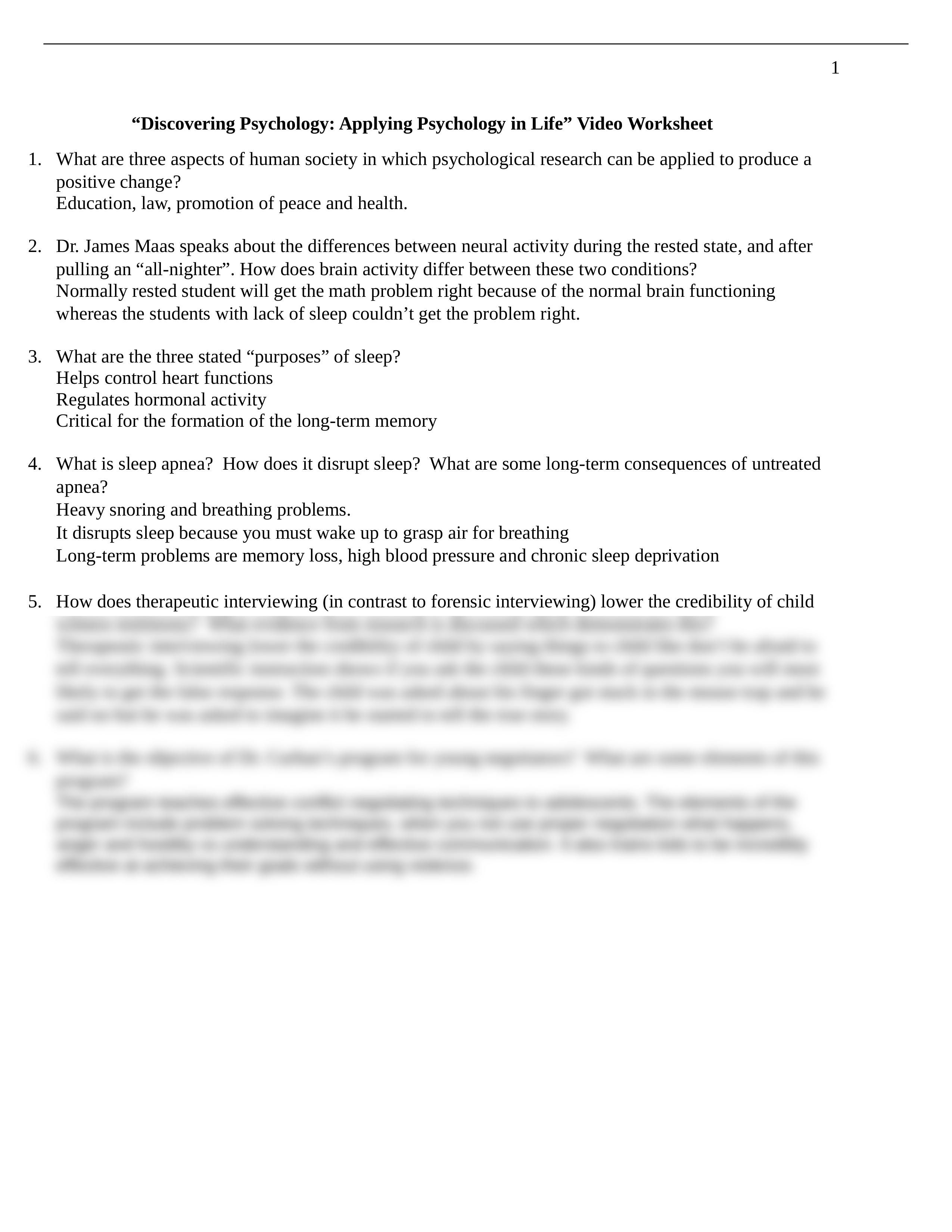 Discovering Psychology Applying Psychology in Life Video Worksheet(1).docx_dtwqbzcgem7_page1