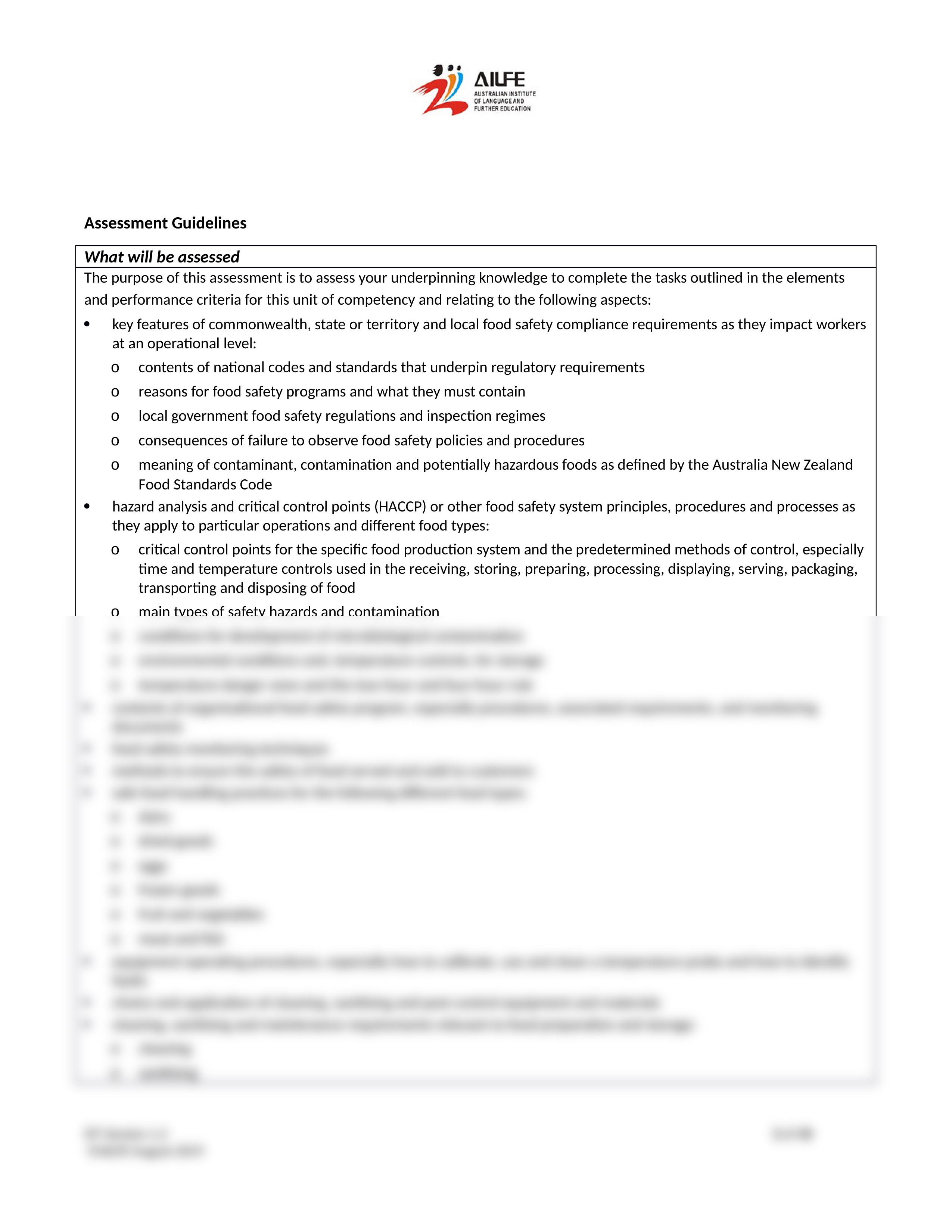 SITXFSA002 Assessment 1 SHORT ANSWERS assessment (1).docx_du53f7rcnnt_page2