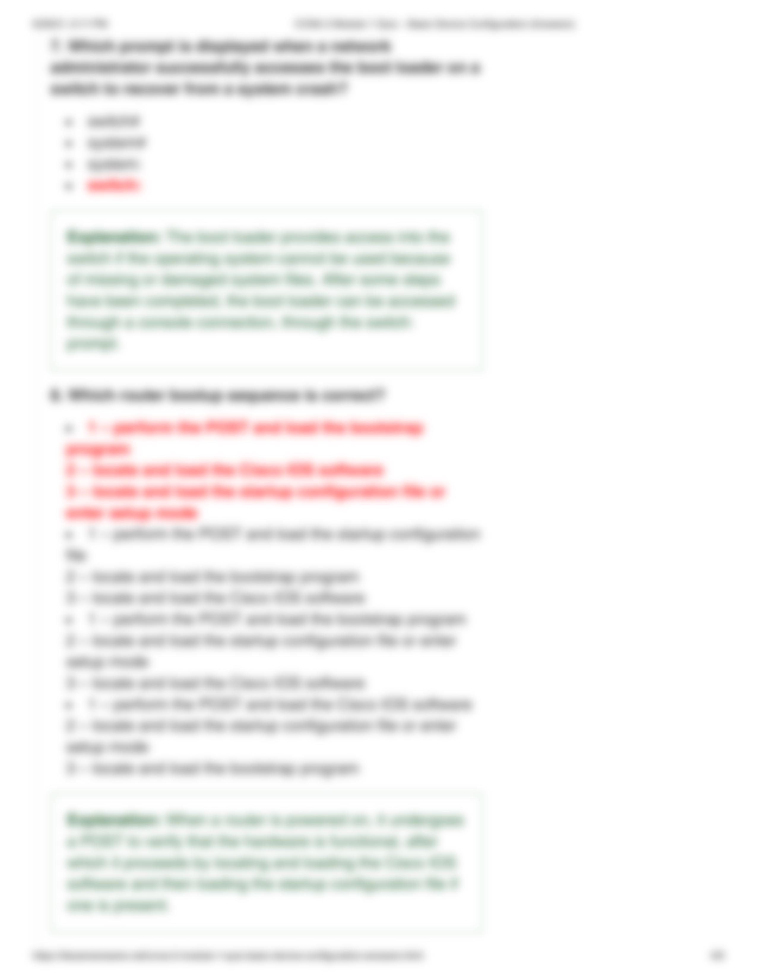 CCNA 2 Module 1 Quiz - Basic Device Configuration (Answers).pdf_dufsbdlnoa8_page4