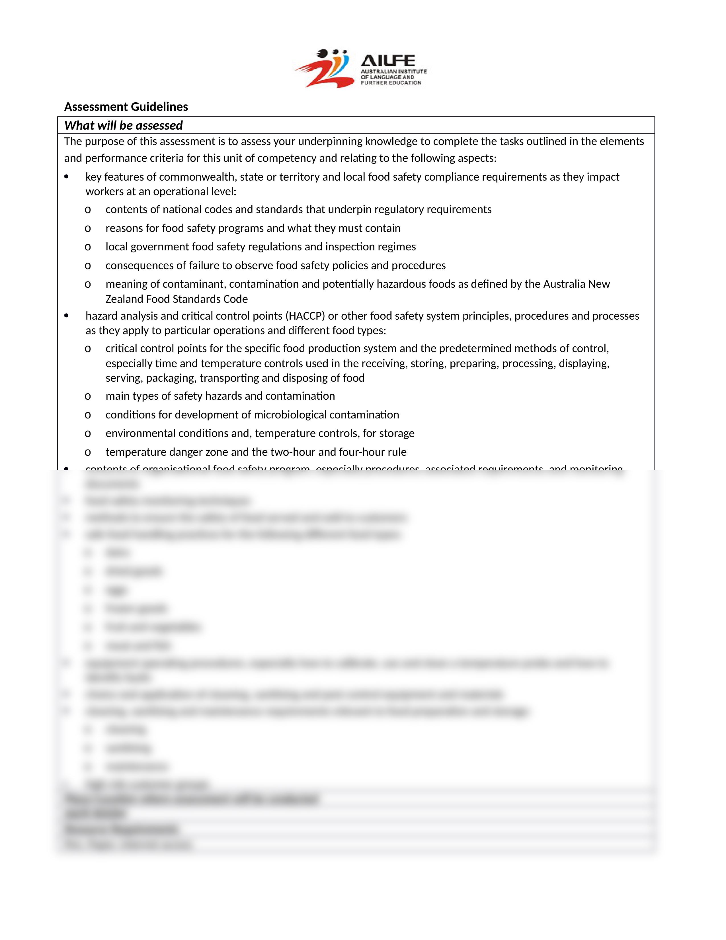 SITXFSA002 Assessment 1_Short Answer.docx_duj30g455w4_page2