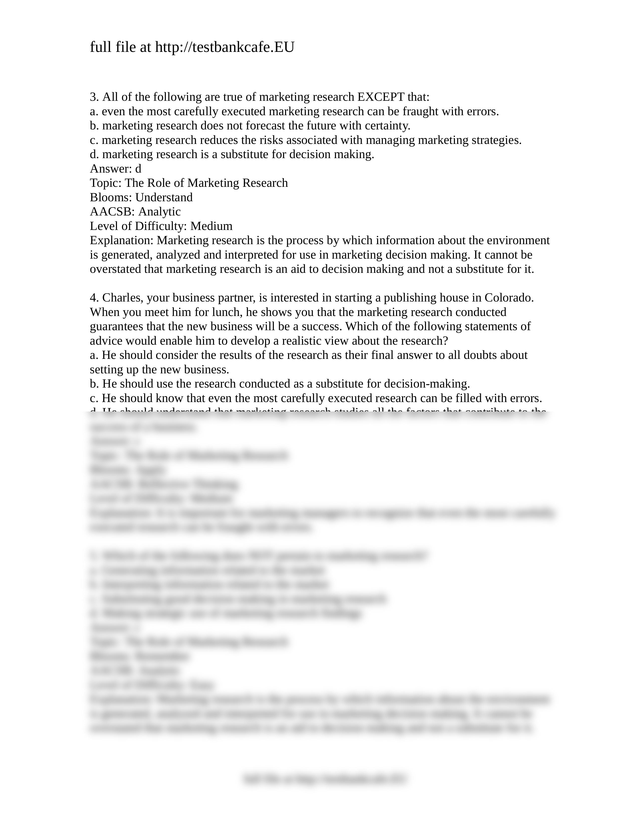 Test Bank for Marketing Research_dupp3it08cu_page2