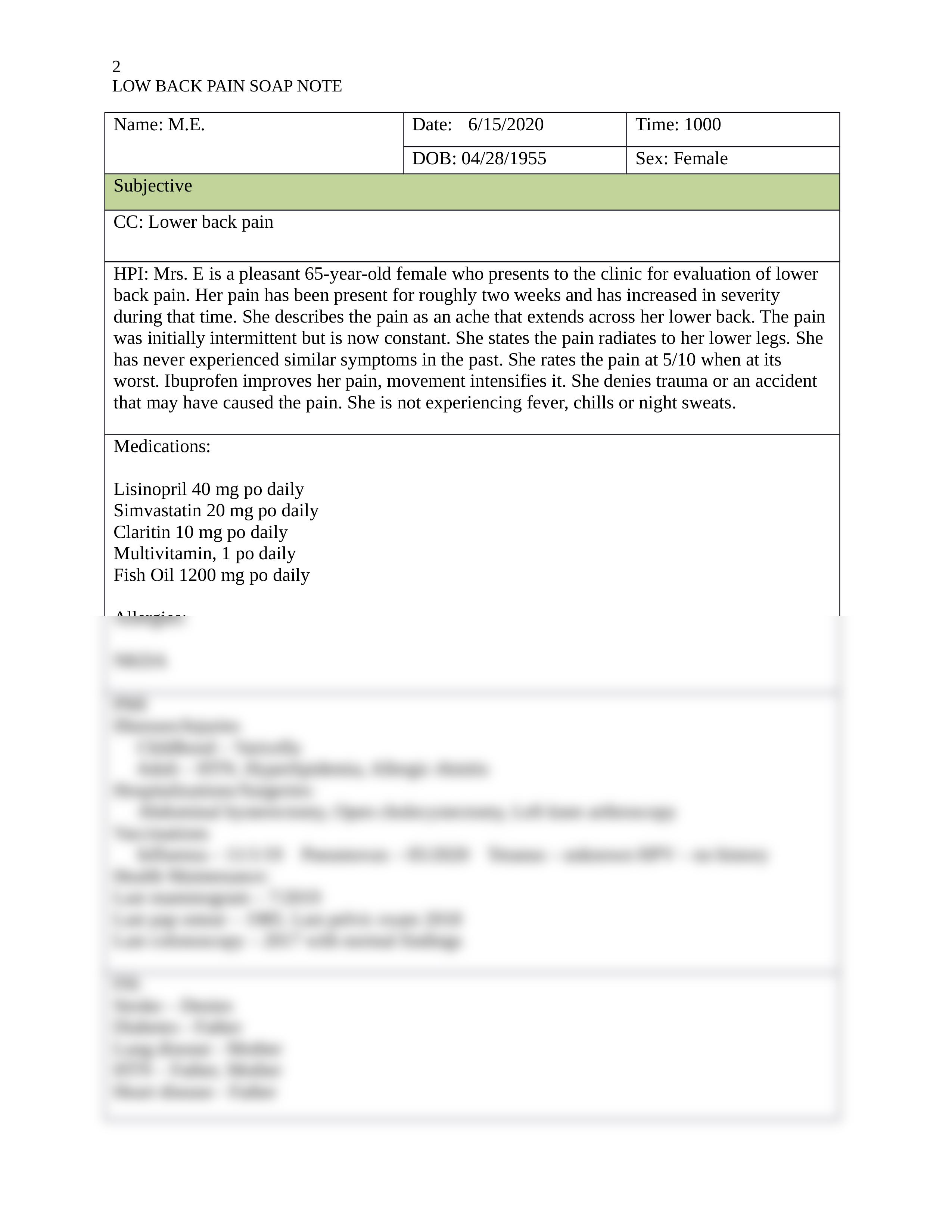 SOAP note 5 - Low Back Pain - Brett Locke.docx_dvcwjqmnc85_page2