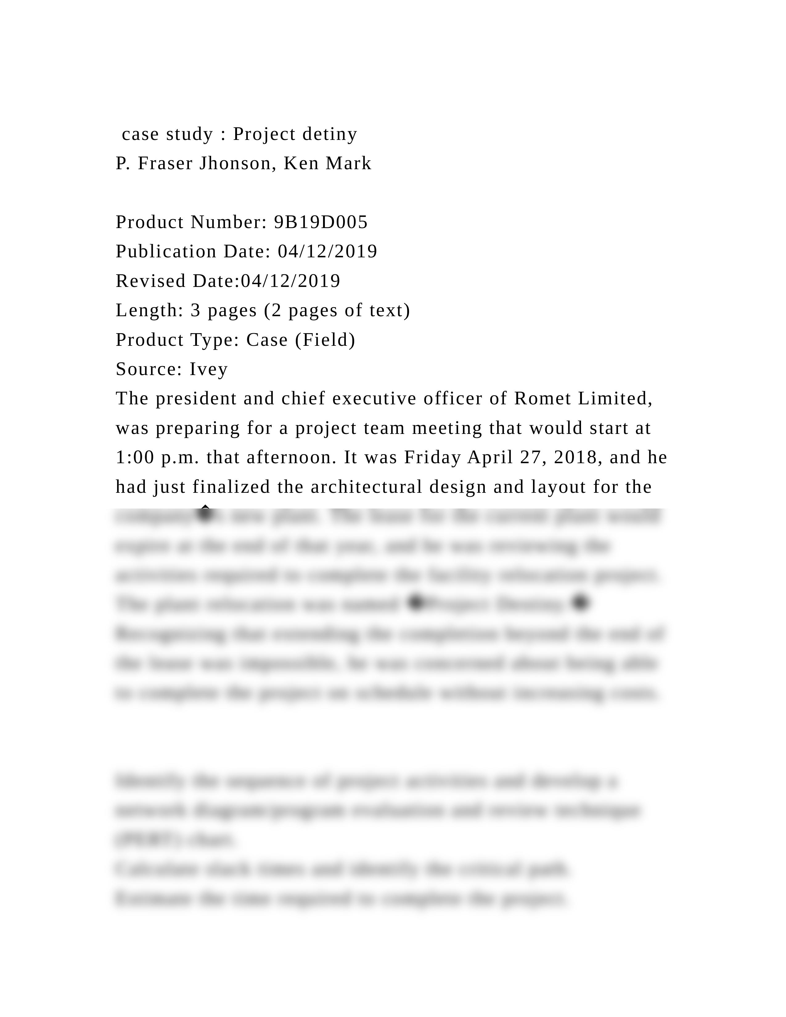 case study  Project detiny P. Fraser Jhonson, Ken MarkProduc.docx_dw8sddrspa9_page2