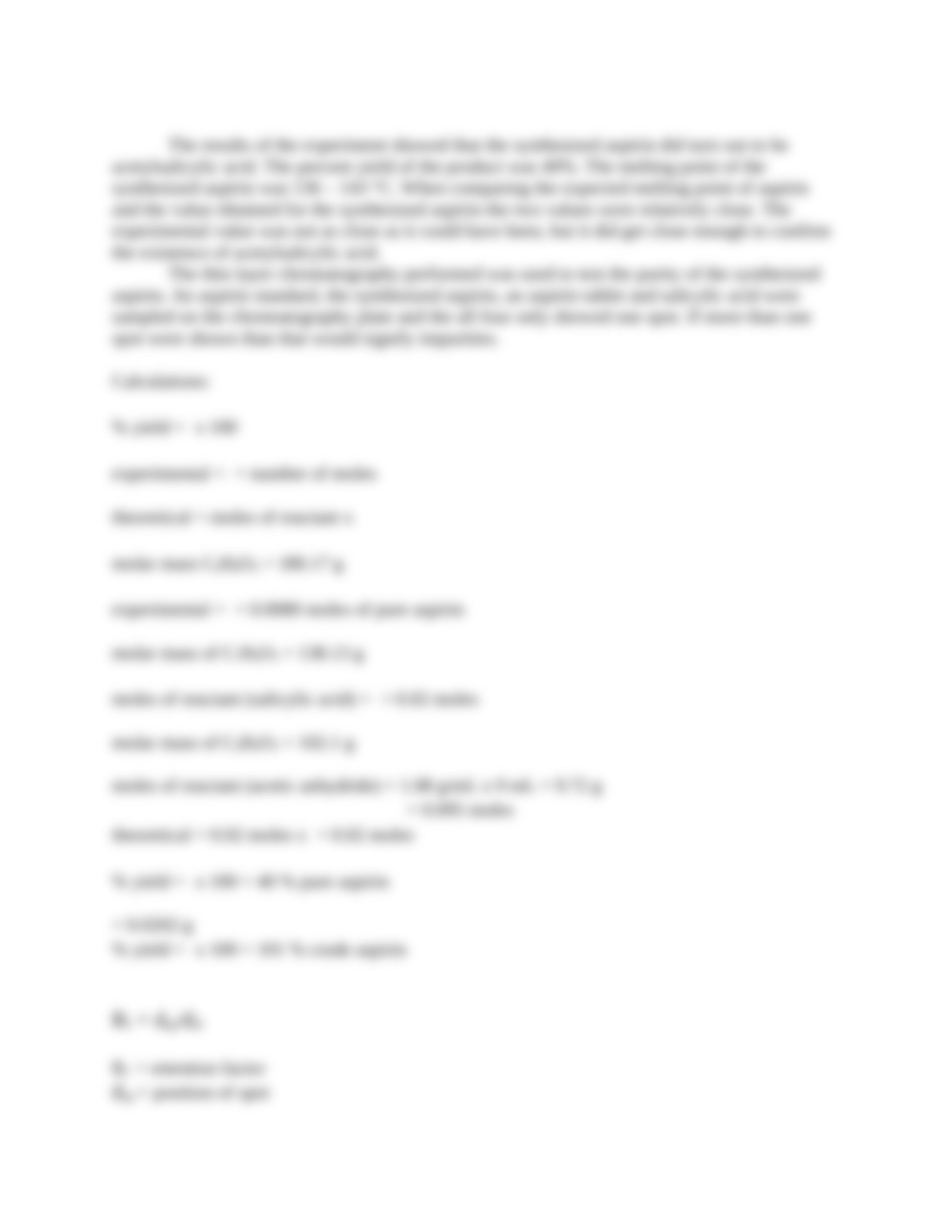 Aspirin Synthesis and Characterization LAB REPORT_dxijpsvaike_page3