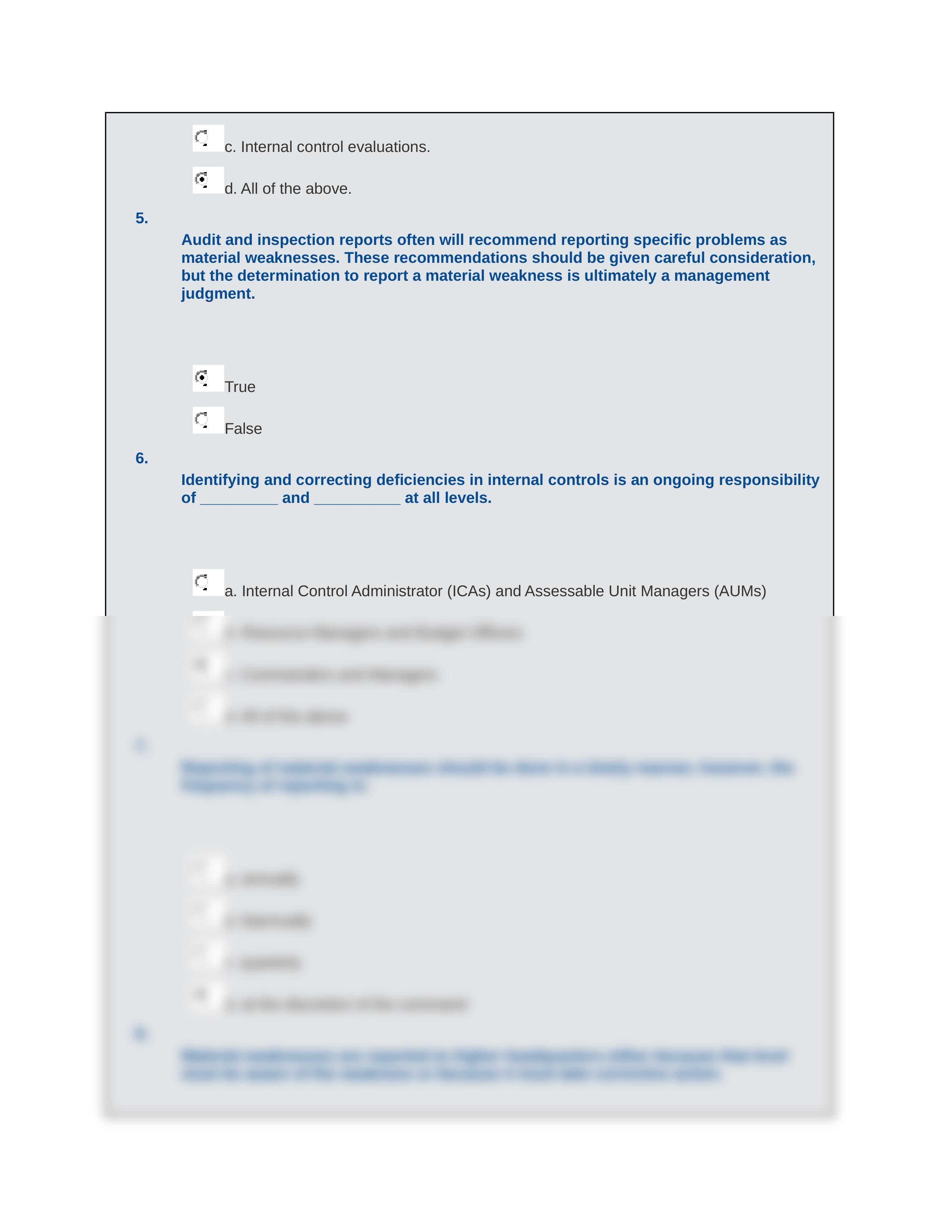 The Army Managers' Internal Control Program (MICP) - Internal Control Process Exam 3.docx_dxmt3m330tk_page2