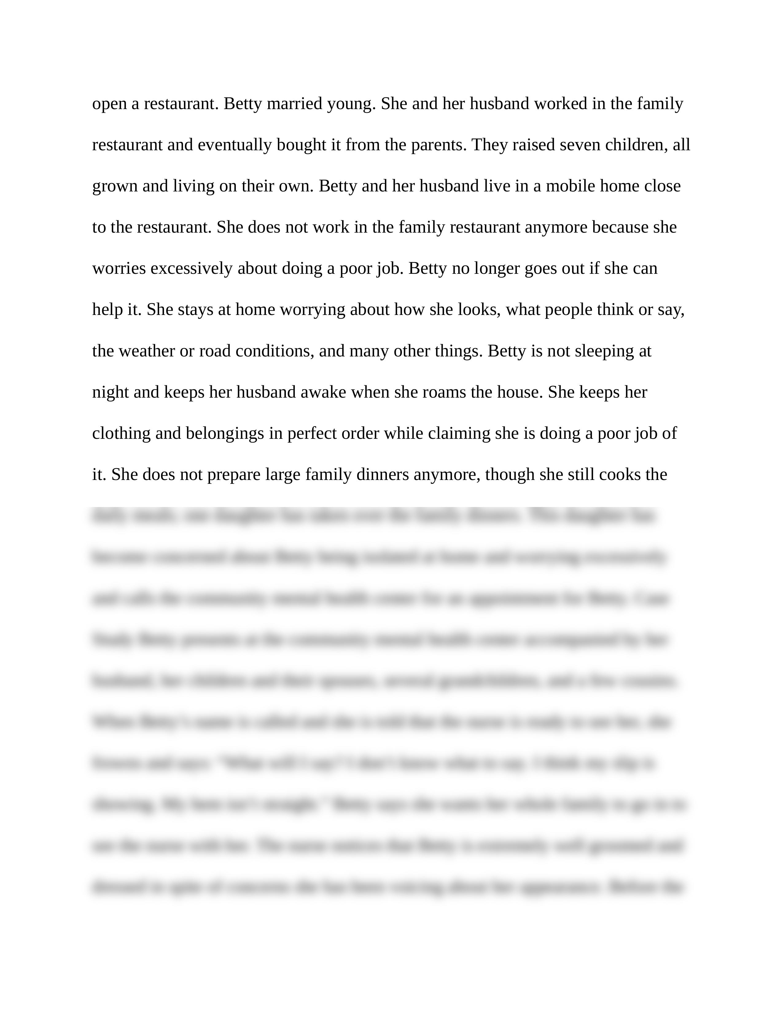 CASE STUDY 2 Betty GENERALIZED ANXIETY DISORDER Level of difficulty I.docx_dxslc1sq5hj_page2