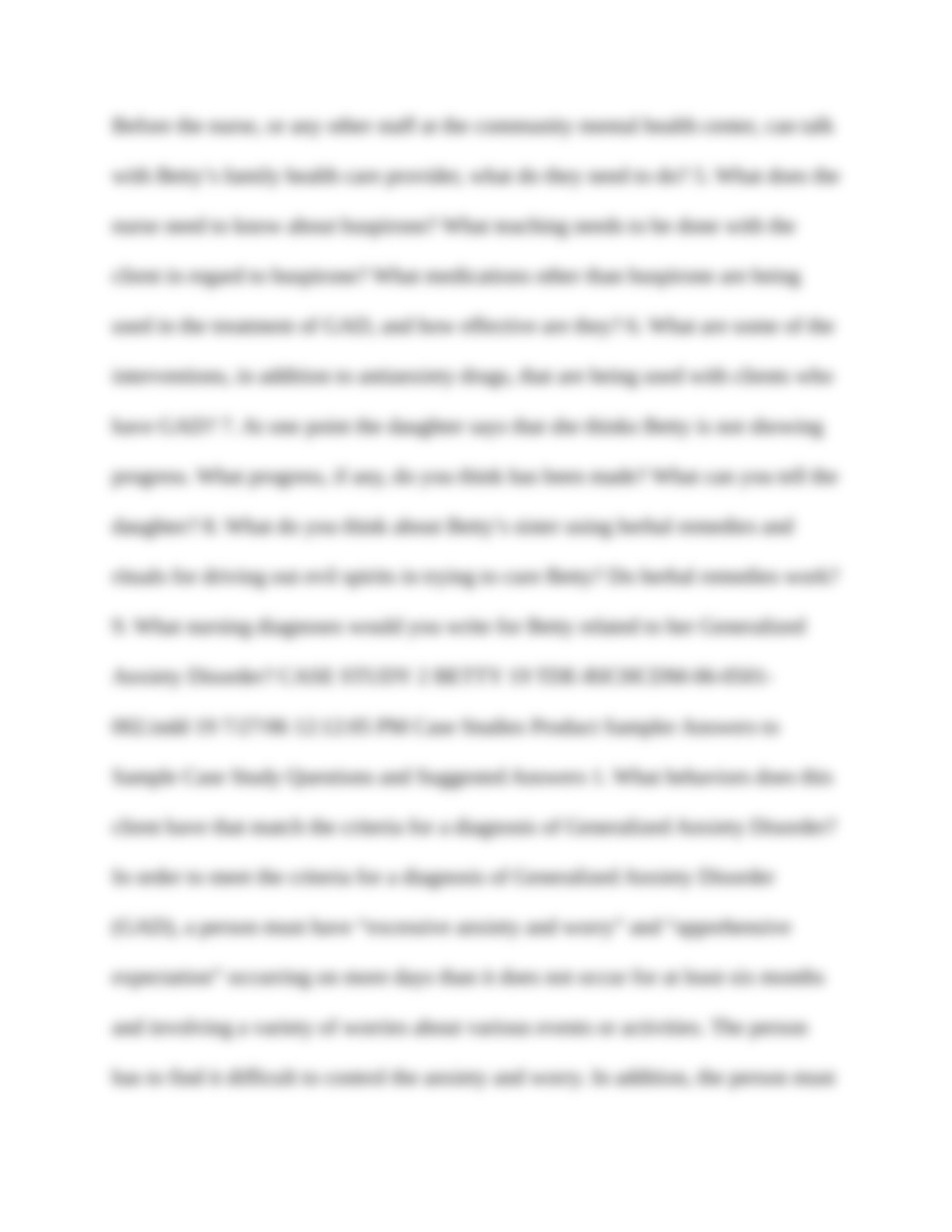 CASE STUDY 2 Betty GENERALIZED ANXIETY DISORDER Level of difficulty I.docx_dxslc1sq5hj_page5