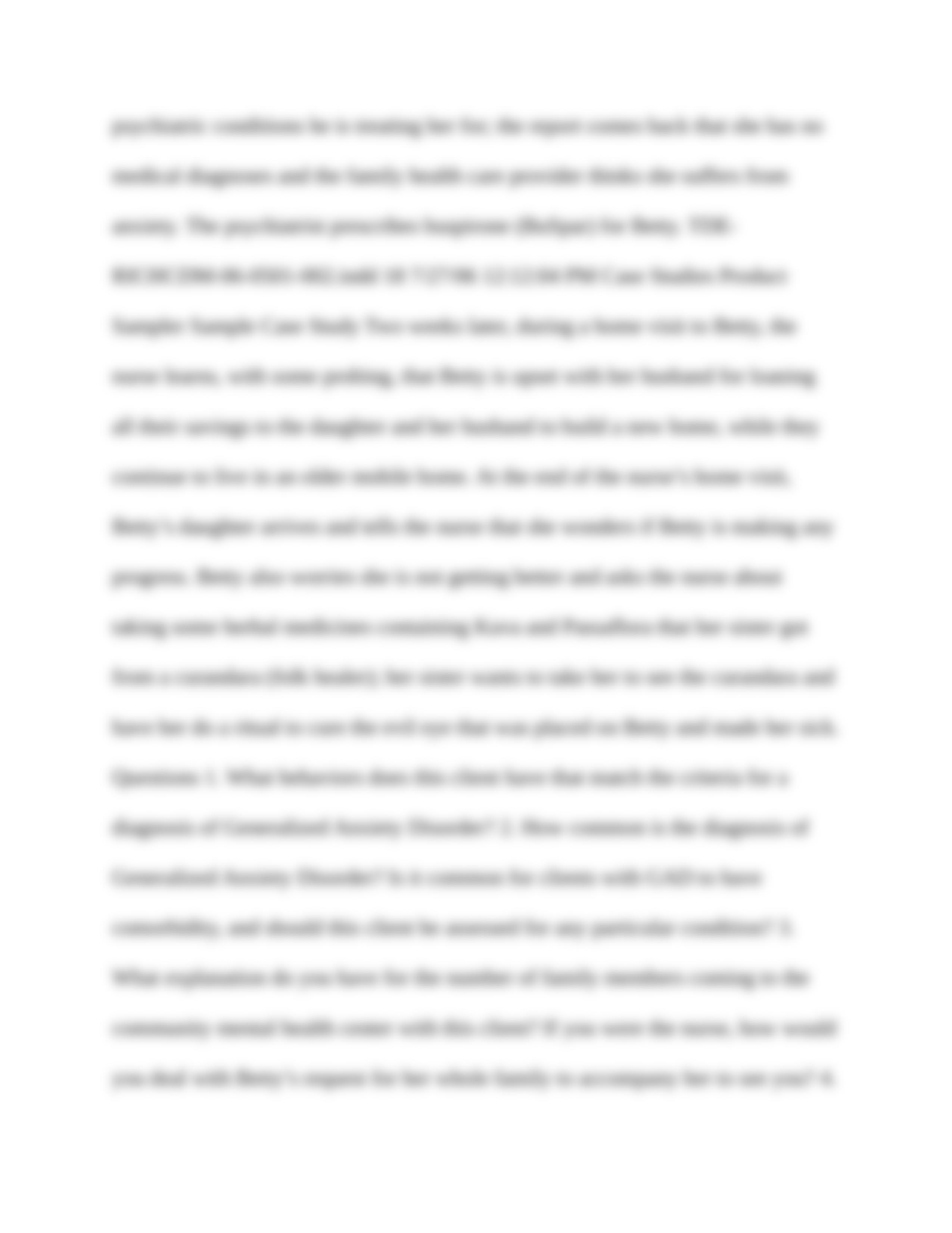 CASE STUDY 2 Betty GENERALIZED ANXIETY DISORDER Level of difficulty I.docx_dxslc1sq5hj_page4