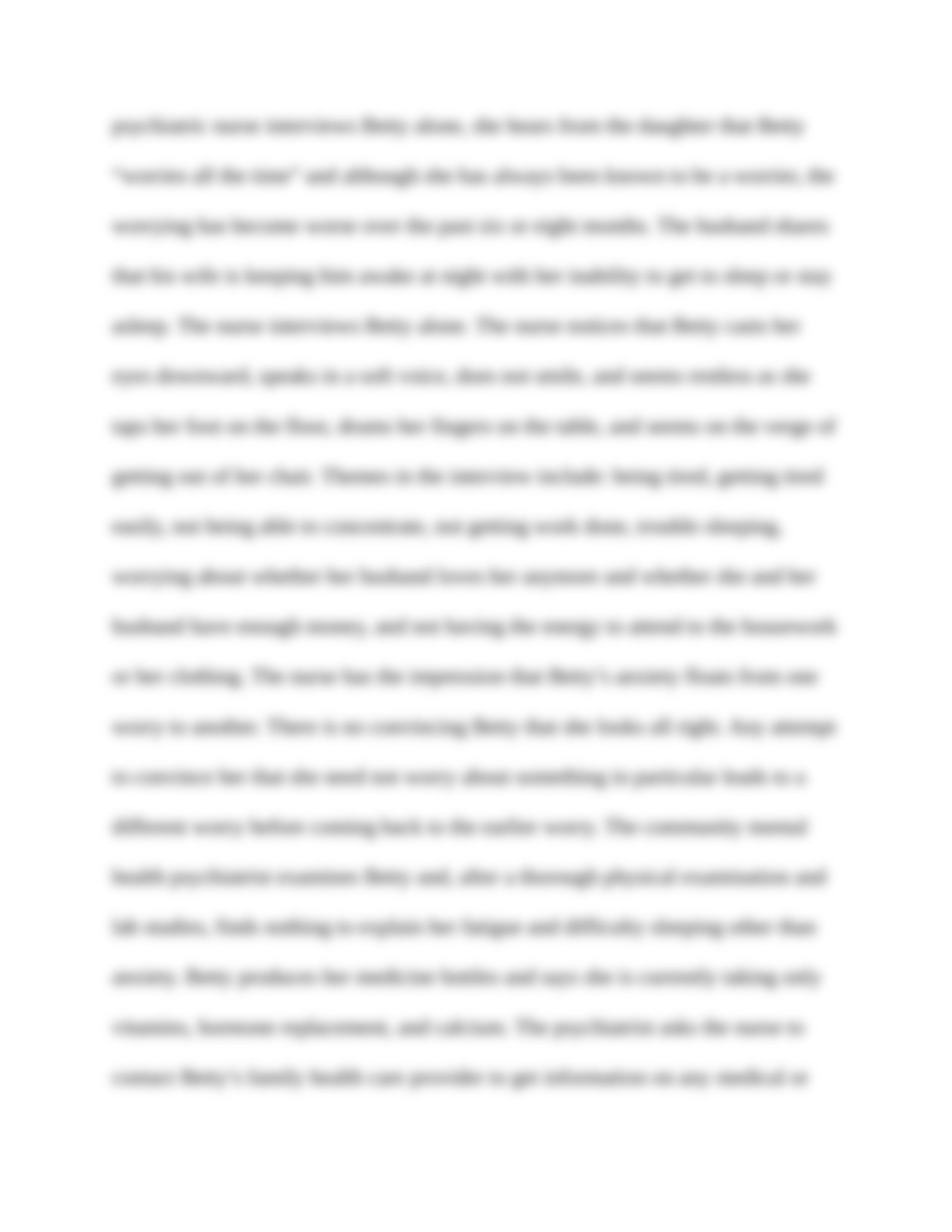 CASE STUDY 2 Betty GENERALIZED ANXIETY DISORDER Level of difficulty I.docx_dxslc1sq5hj_page3