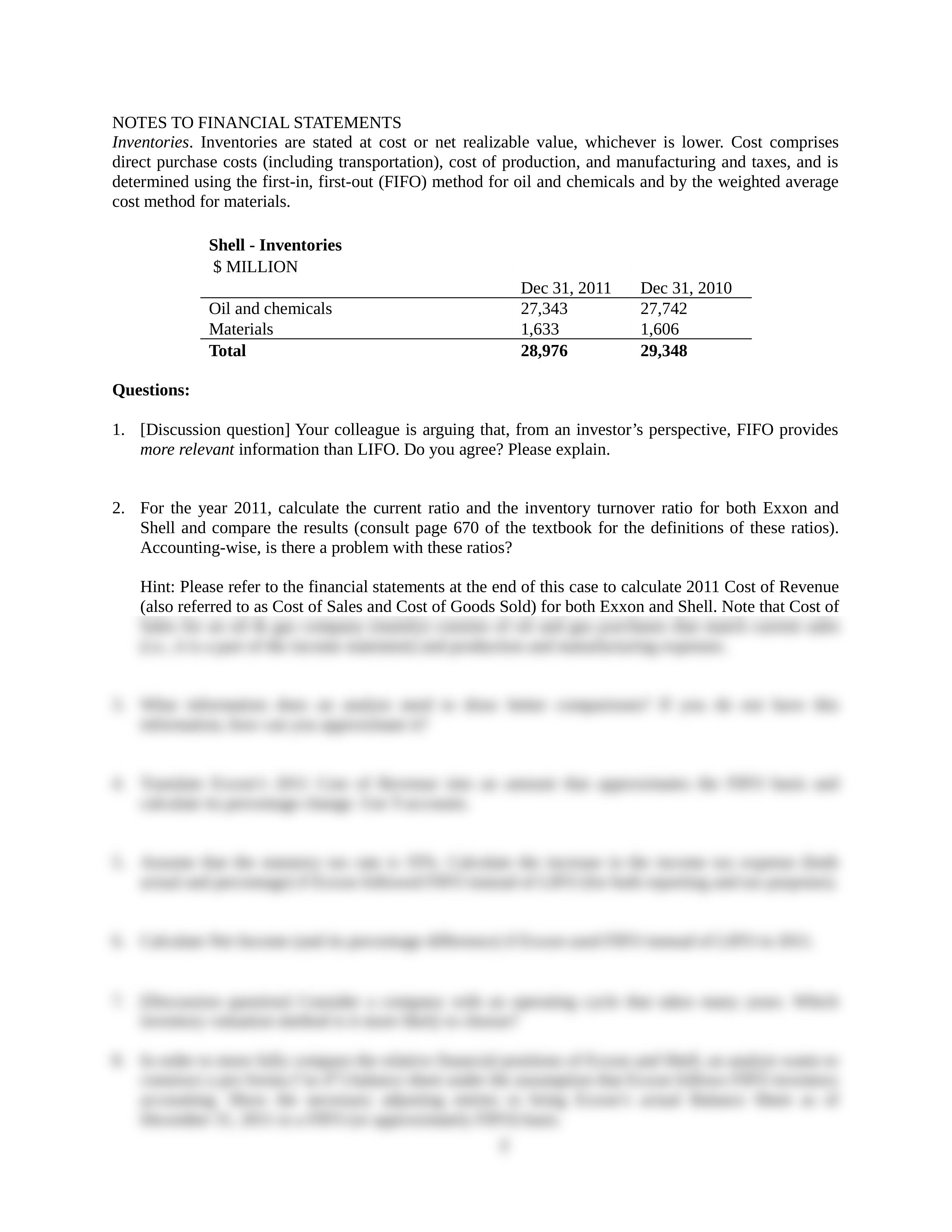 2016 Exxon vs Shell - Understanding Inventory Assumptions - CASE STUDY_dxw6oaajqjl_page2