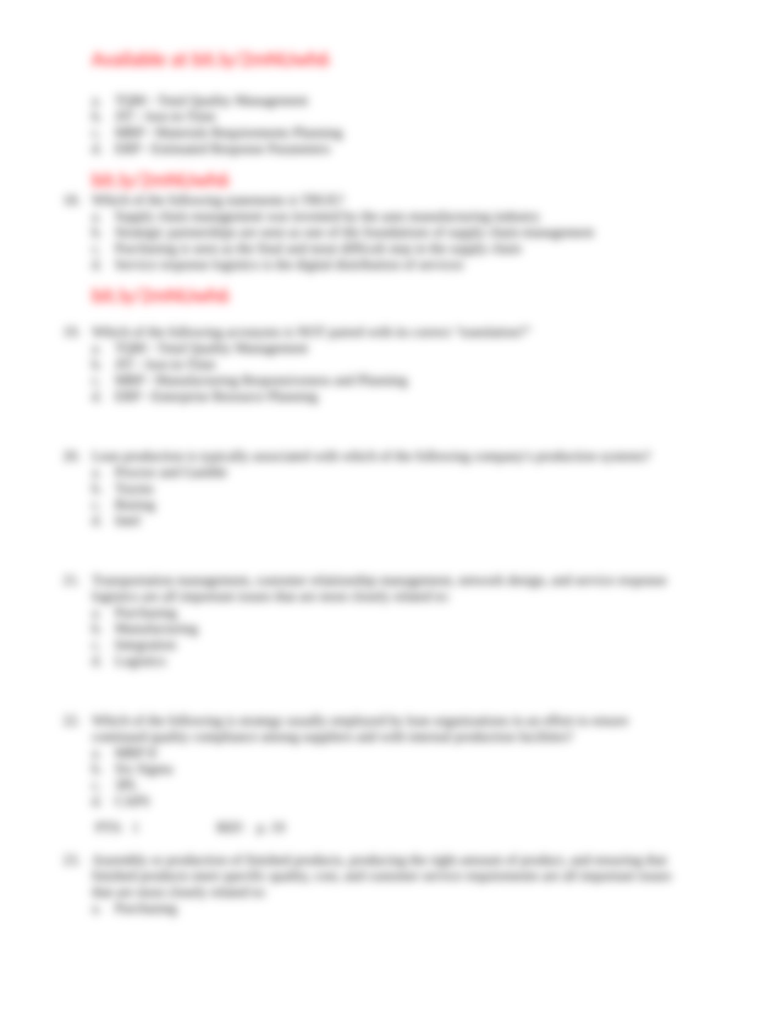 Management 301  SCM midterm study guide.docx_dxyd5ygqbkd_page4