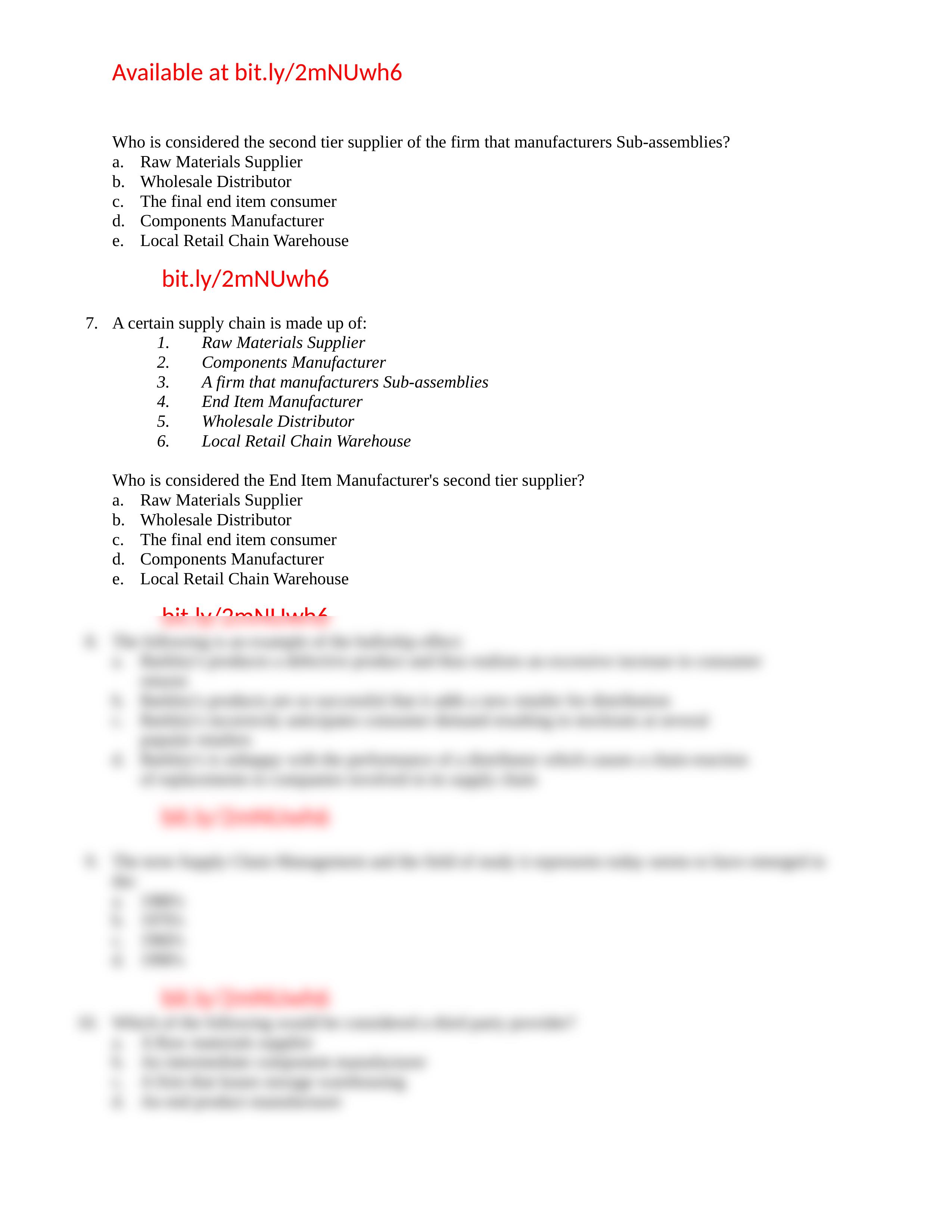 Management 301  SCM midterm study guide.docx_dxyd5ygqbkd_page2