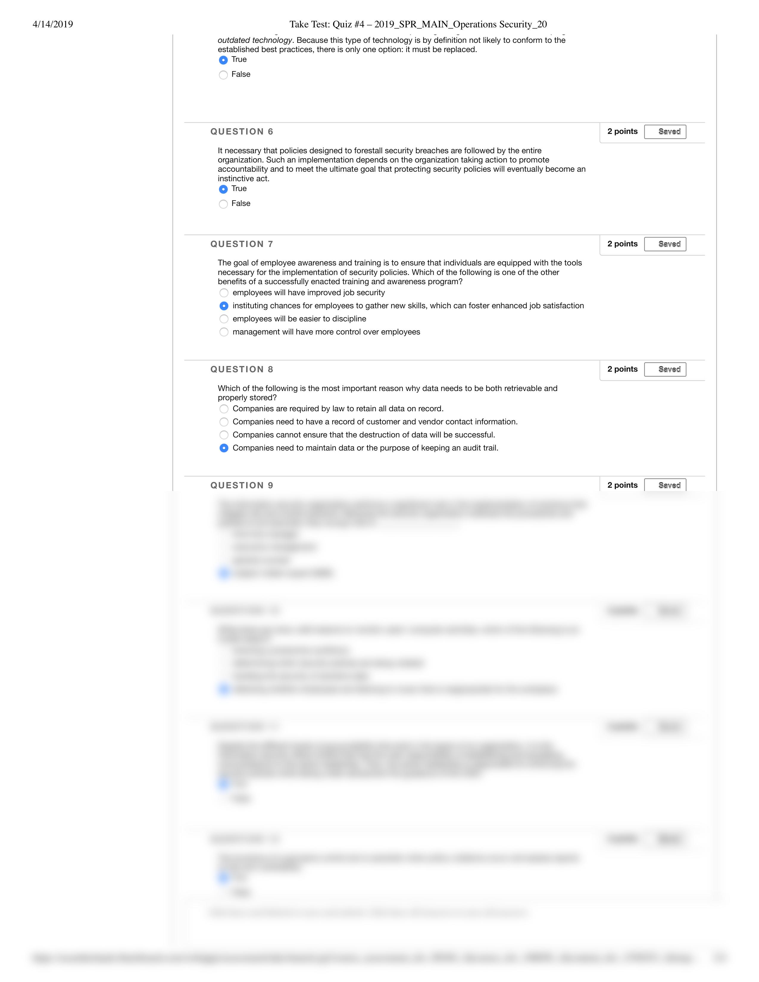 Take Test_ Quiz 4 - 2019_SPR_MAIN_Operations Security_20.pdf_dy1vsx77lmi_page2