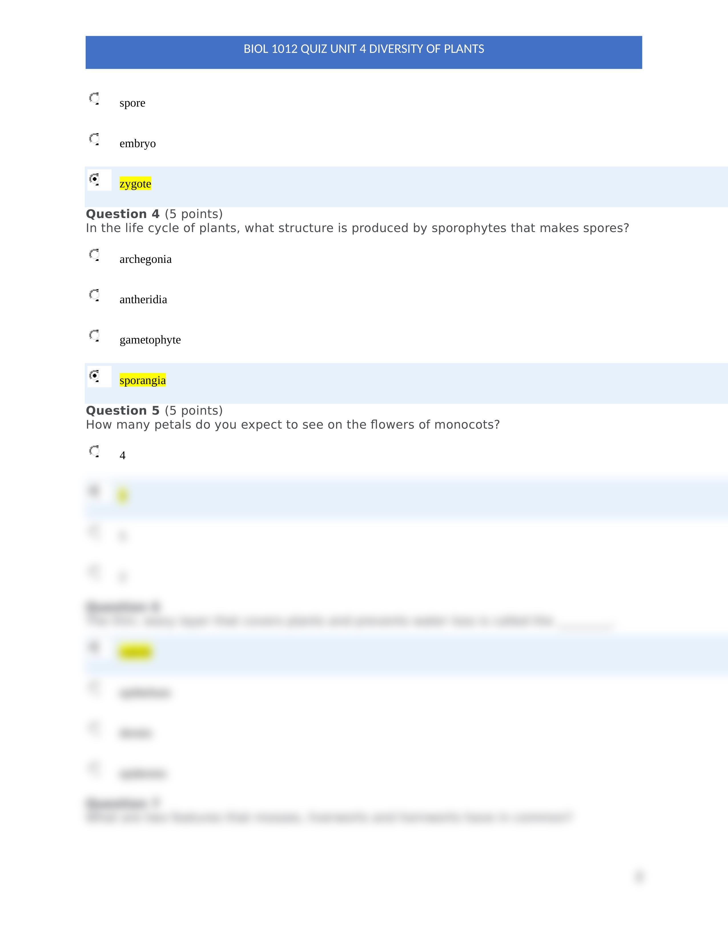 BIOL 1012 Unit 4 diversity of plants Quiz.docx_dzi9glsgjex_page2