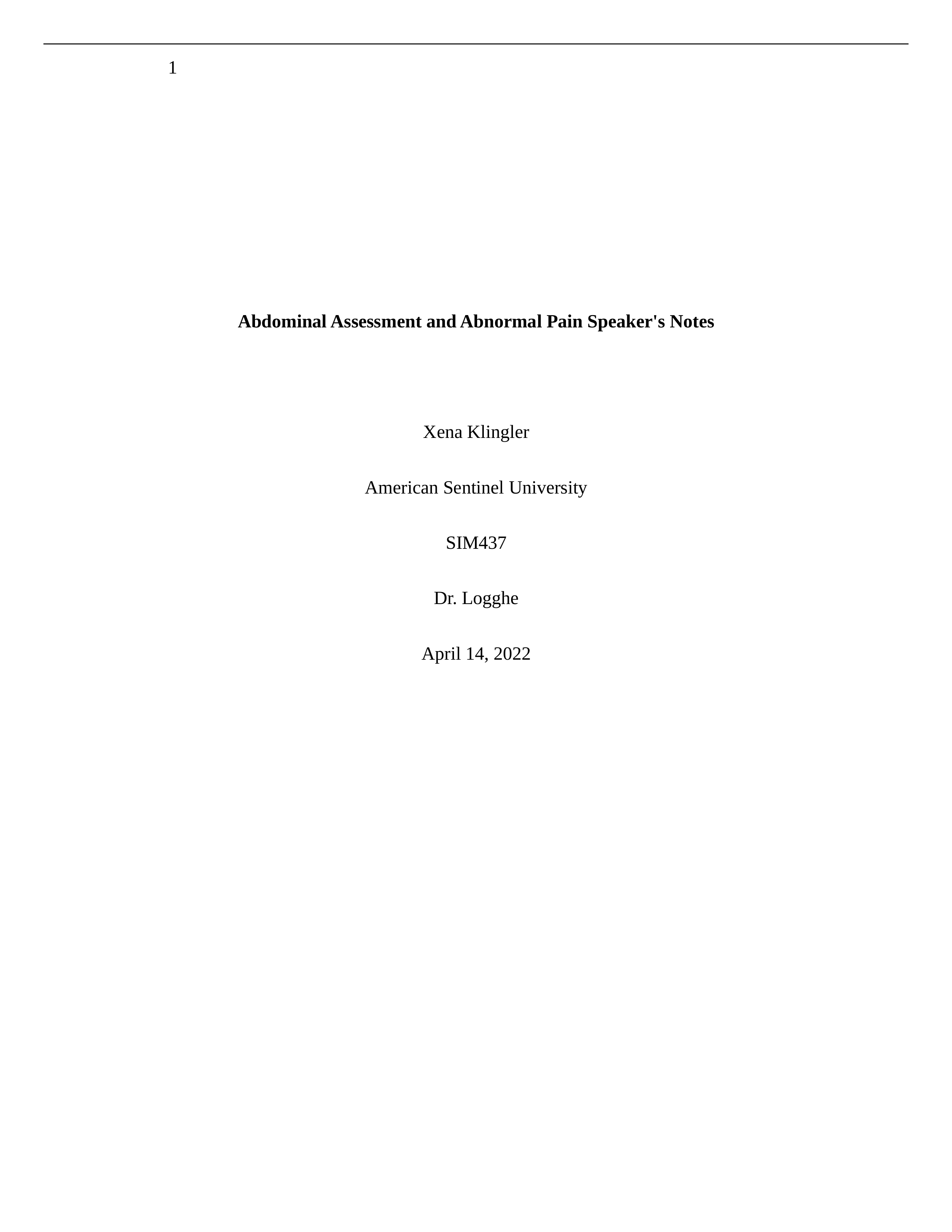 SIM437-7 ABD assessment Abnomal pain Speakers Notes.docx_d0218vjzeju_page1