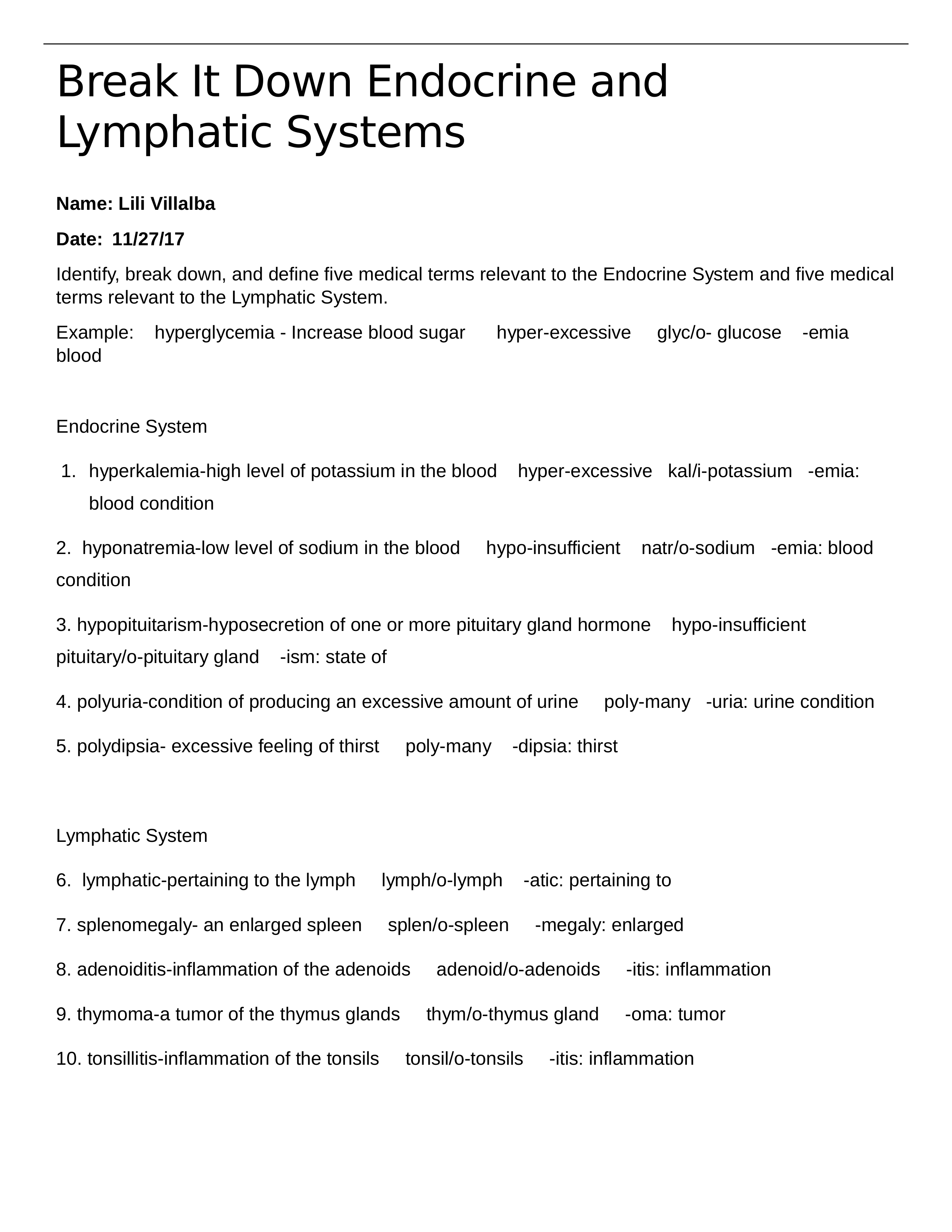 Break It Down Endocrine and Lymphatic.docx_d0b13xw5pa4_page1