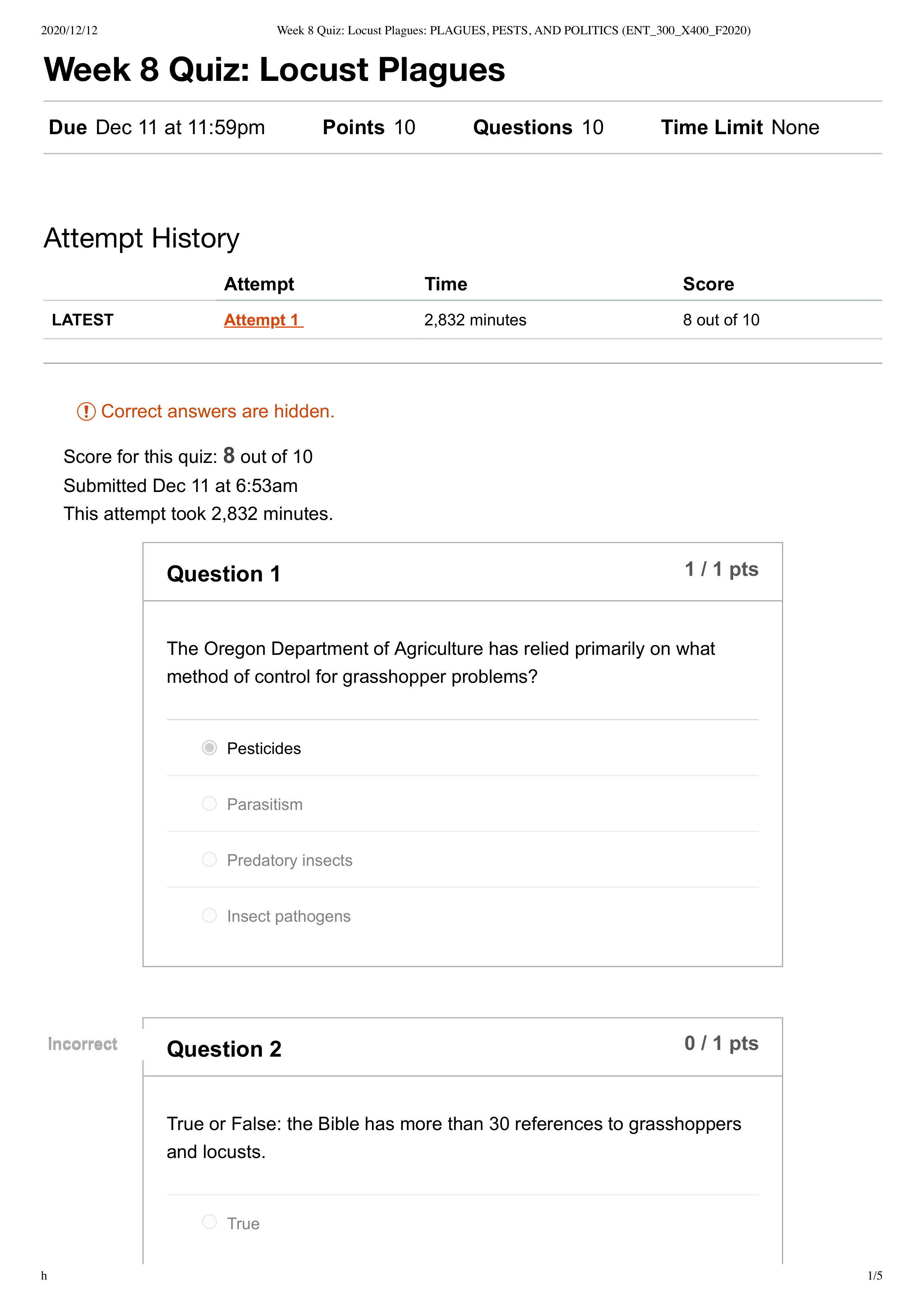 Week 8 Quiz_ Locust Plagues_ PLAGUES, PESTS, AND POLITICS (ENT_300_X400_F2020).pdf_d0ih2l2349w_page1