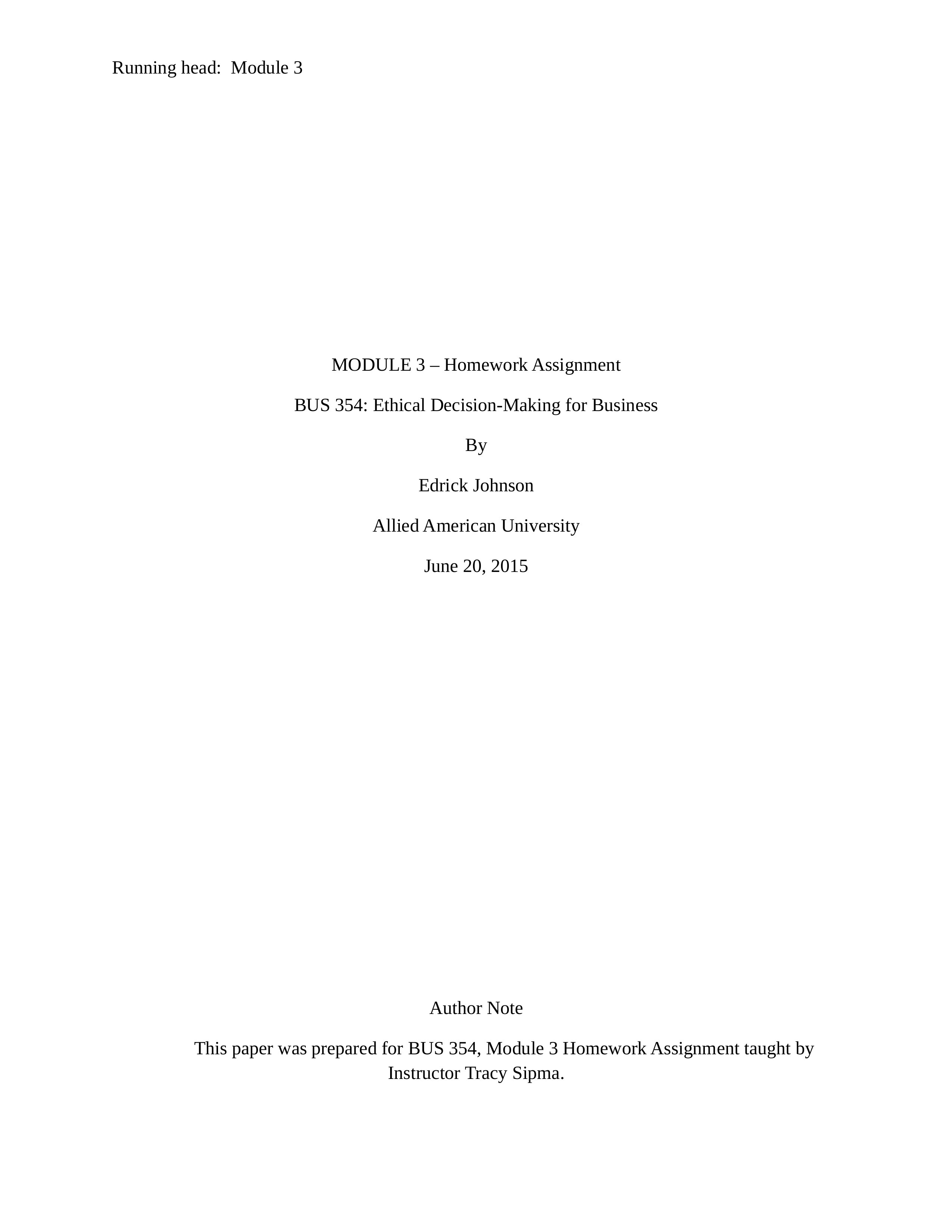 Module 3 BUS 354 - Ethical Decision-Making for Business_d0njfa4hn51_page1