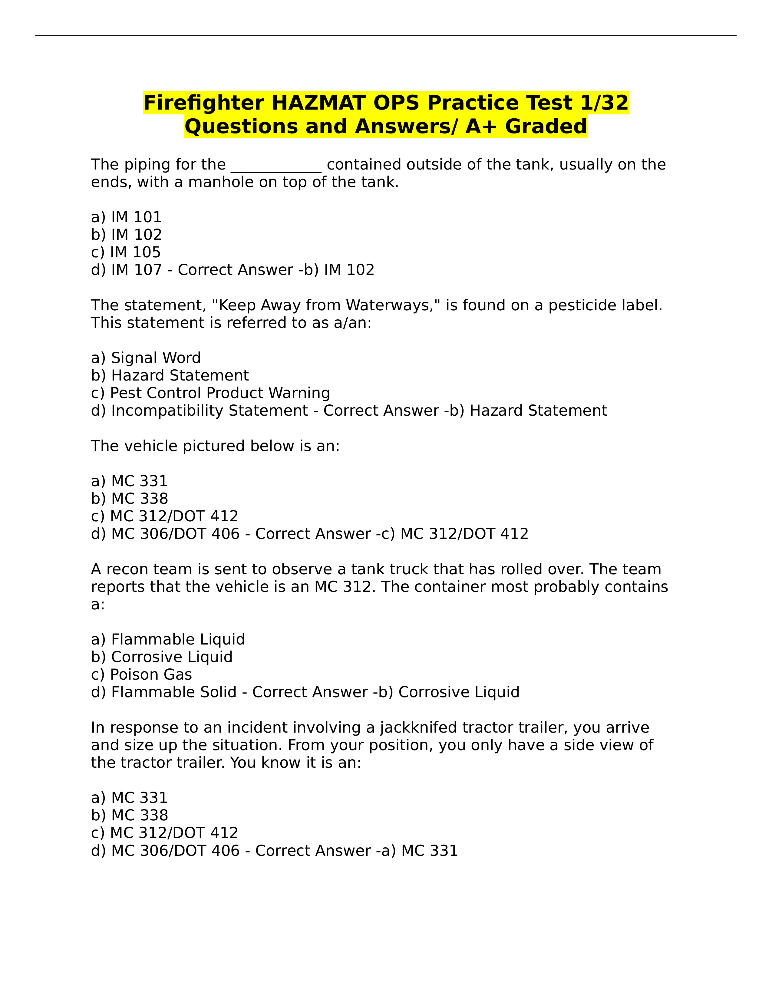 Firefighter HAZMAT OPS Practice Test 1.docx_d0s1tbfljog_page1