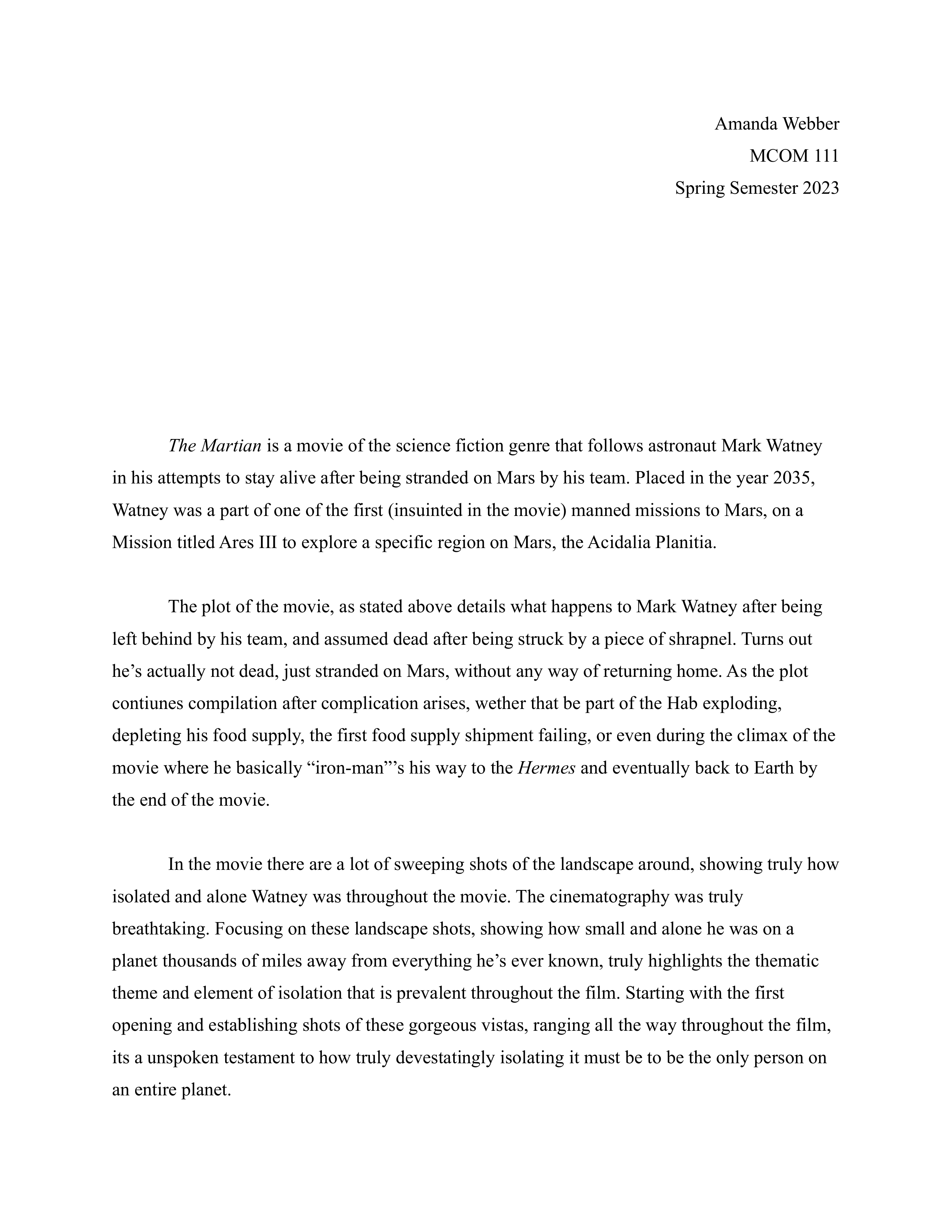 Film Analysis - The Martian.pdf_d13iltoc2xs_page1