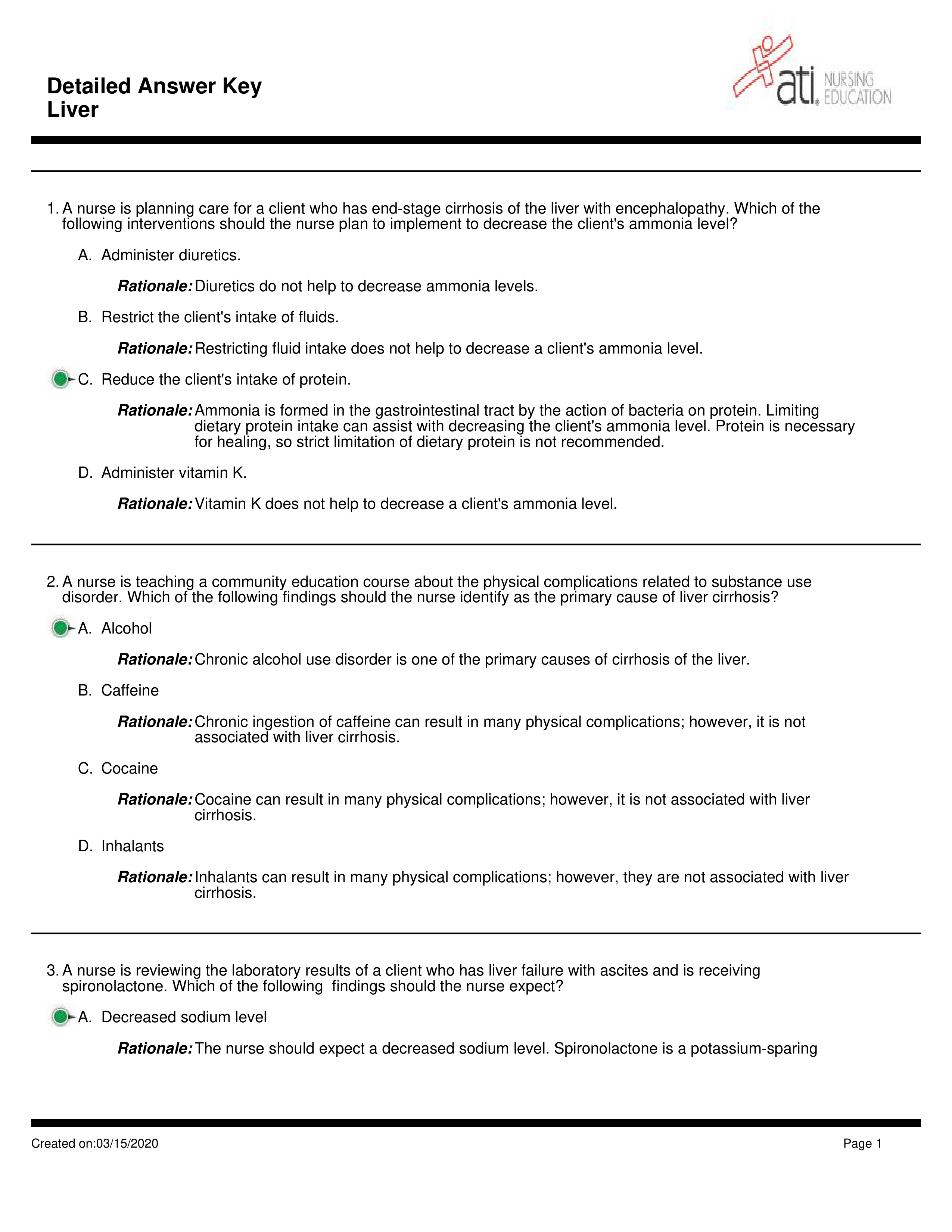 Hepatitis and Cirrhosis MC Answer Key.pdf_d13tw4jen5d_page1