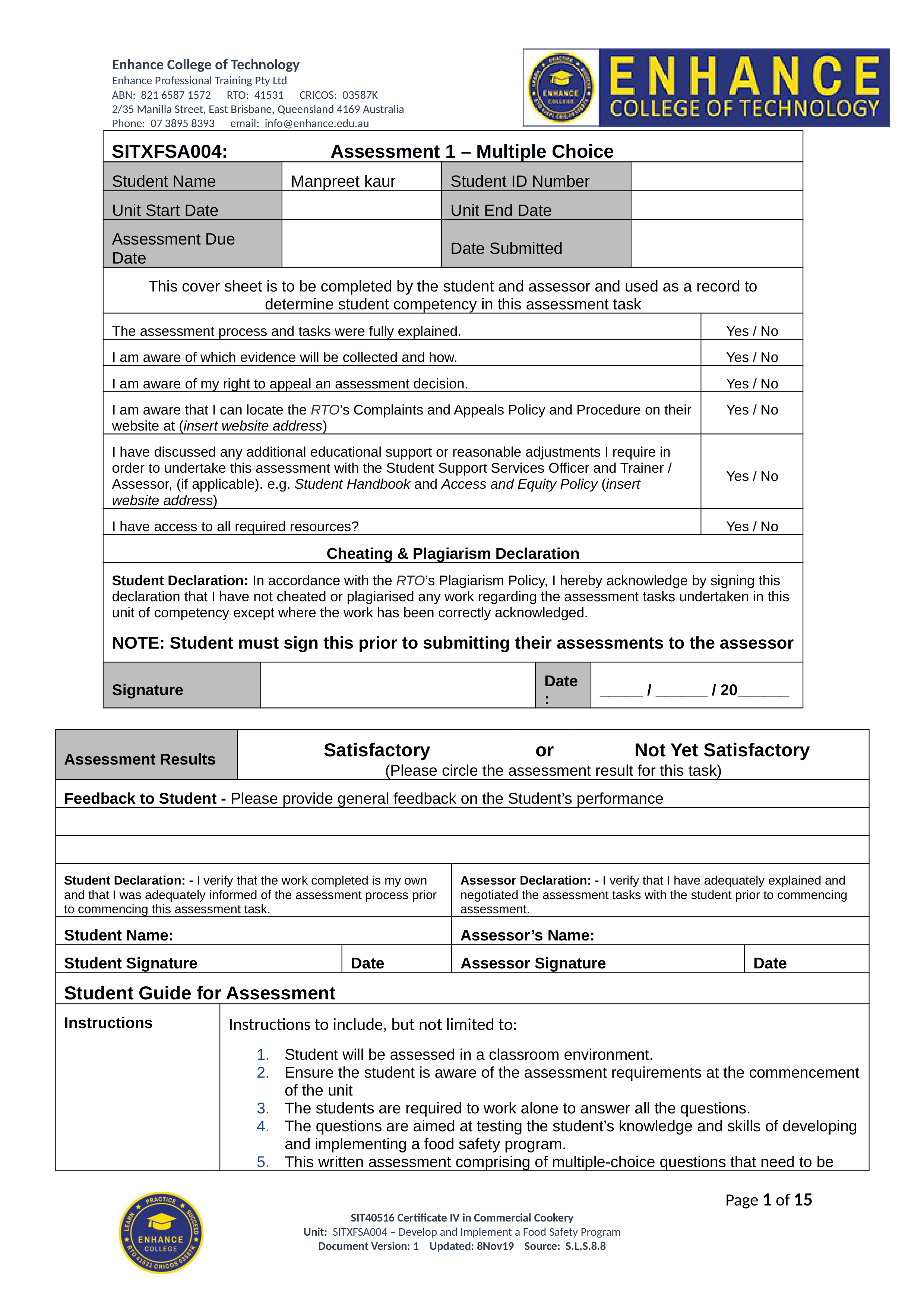 1. Assessment Task 1 - Multiple   Choice BALRAJ.docx_d1f49kefr85_page1