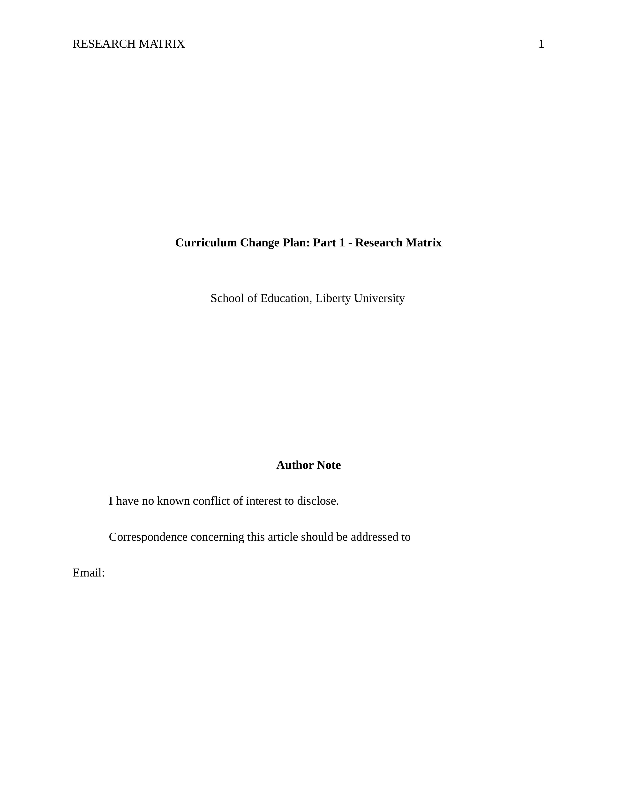 Curriculum Change Plan Part 1 - Research Matrix SHAREABLE DR BRADSHAW EDUC 771.docx_d1goco3m9j7_page1