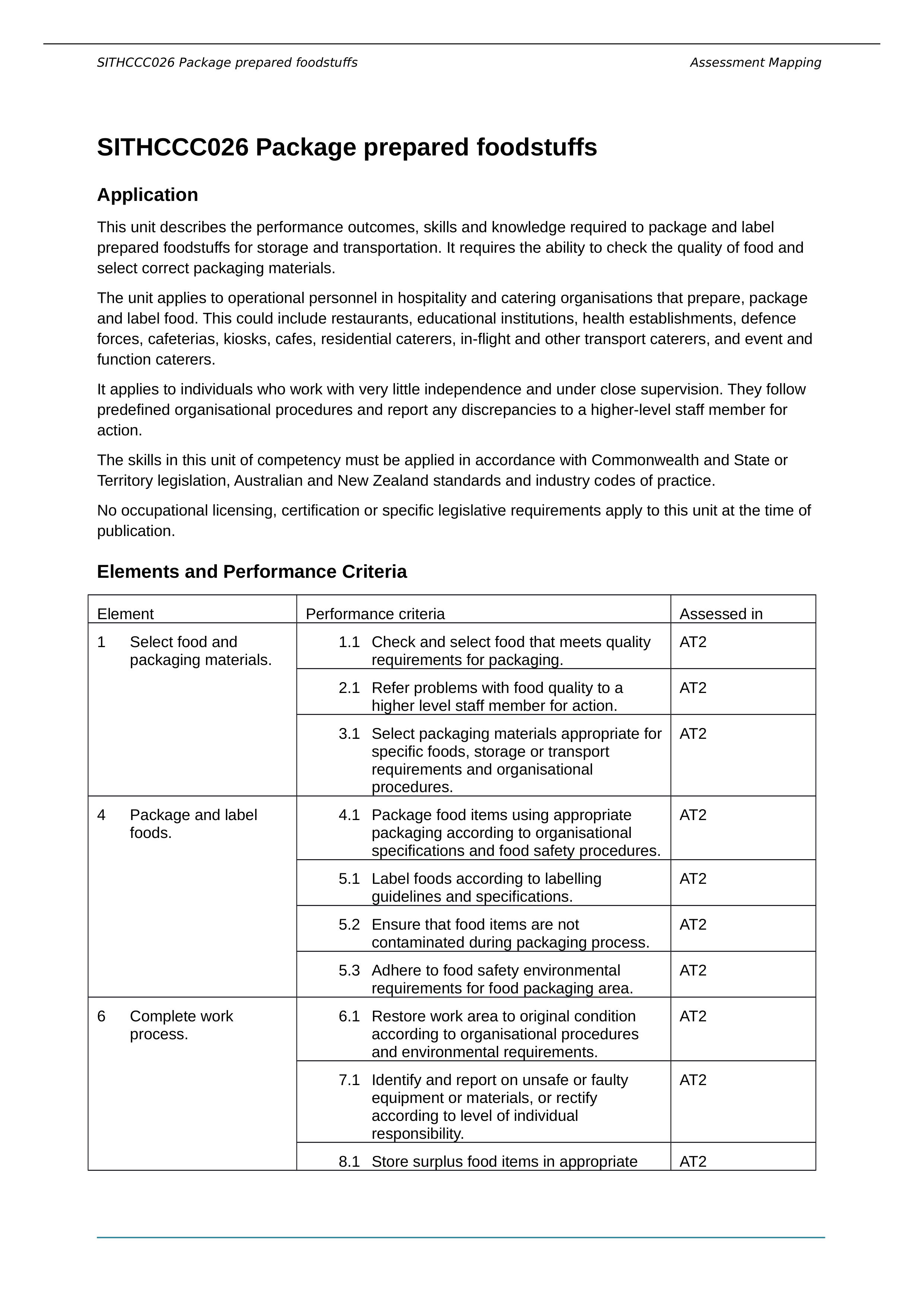 SITHCCC026 Assessment Mapping.docx_d1h0r1ftw8v_page1