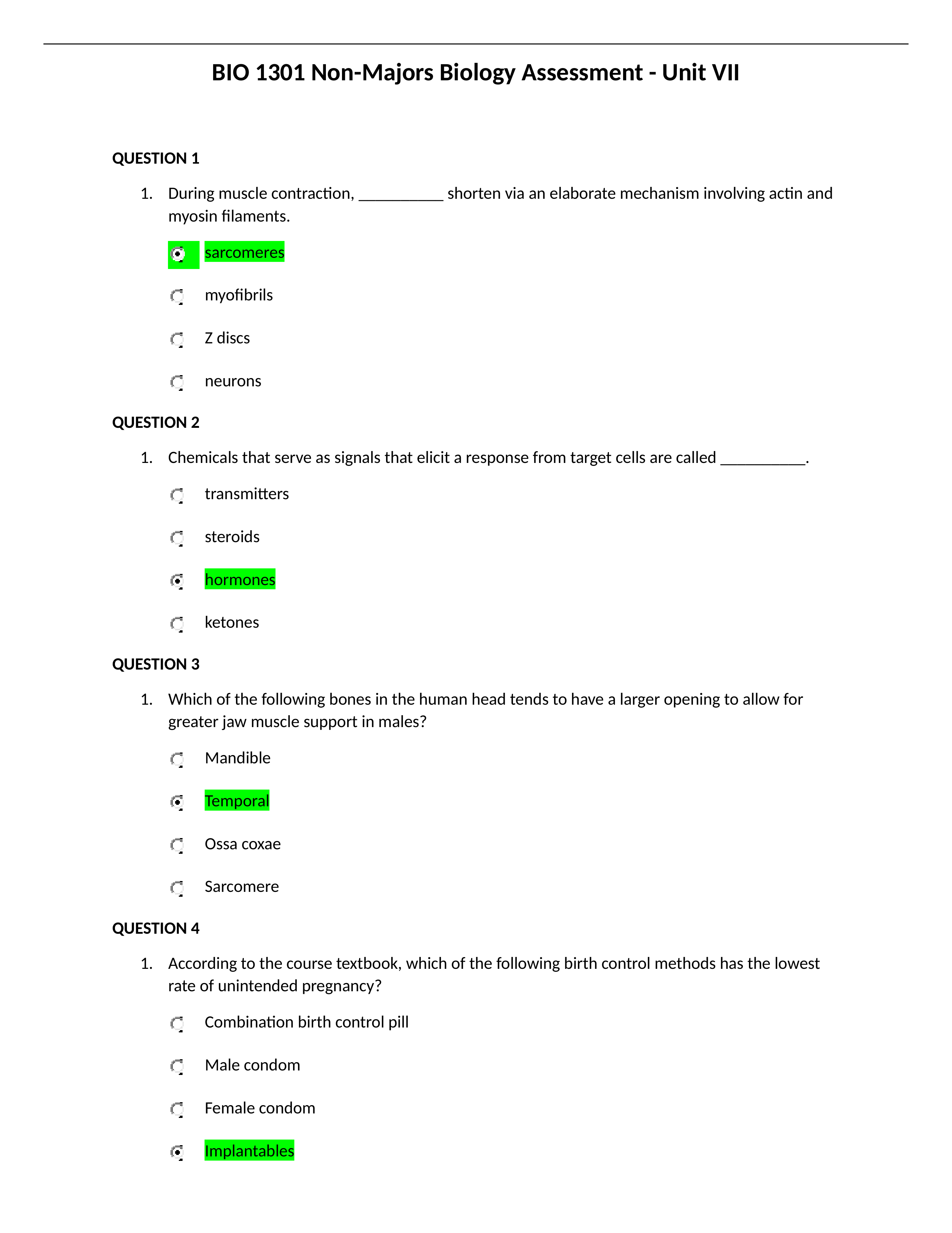 BIO 1301 Non-Majors Biology - Unit VII Assessment.docx_d1jcc8paira_page1