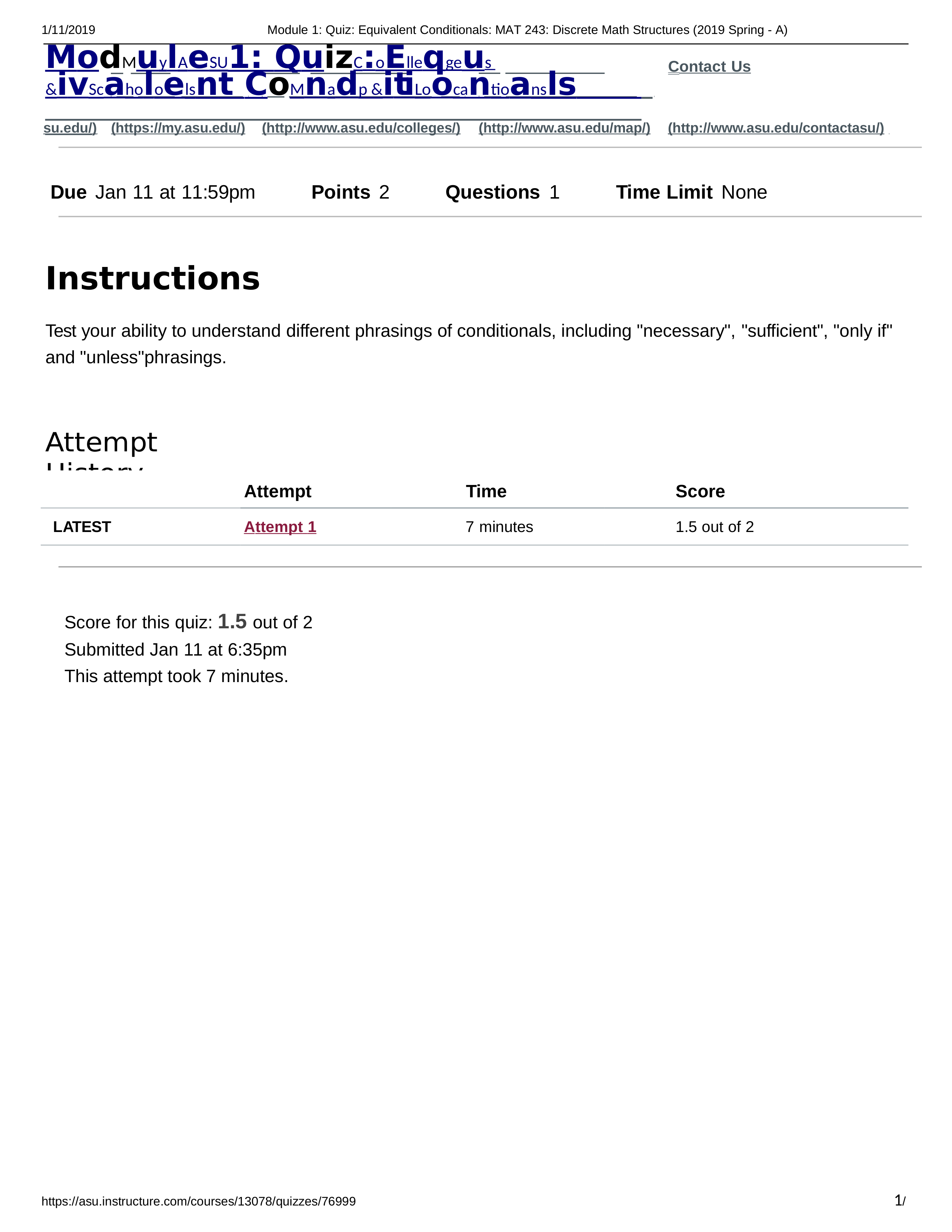 Module 1_ Quiz_ Equivalent Conditionals_ MAT 243_ Discrete Math Structures (2019 Spring - A).docx_d1kysene2ua_page1