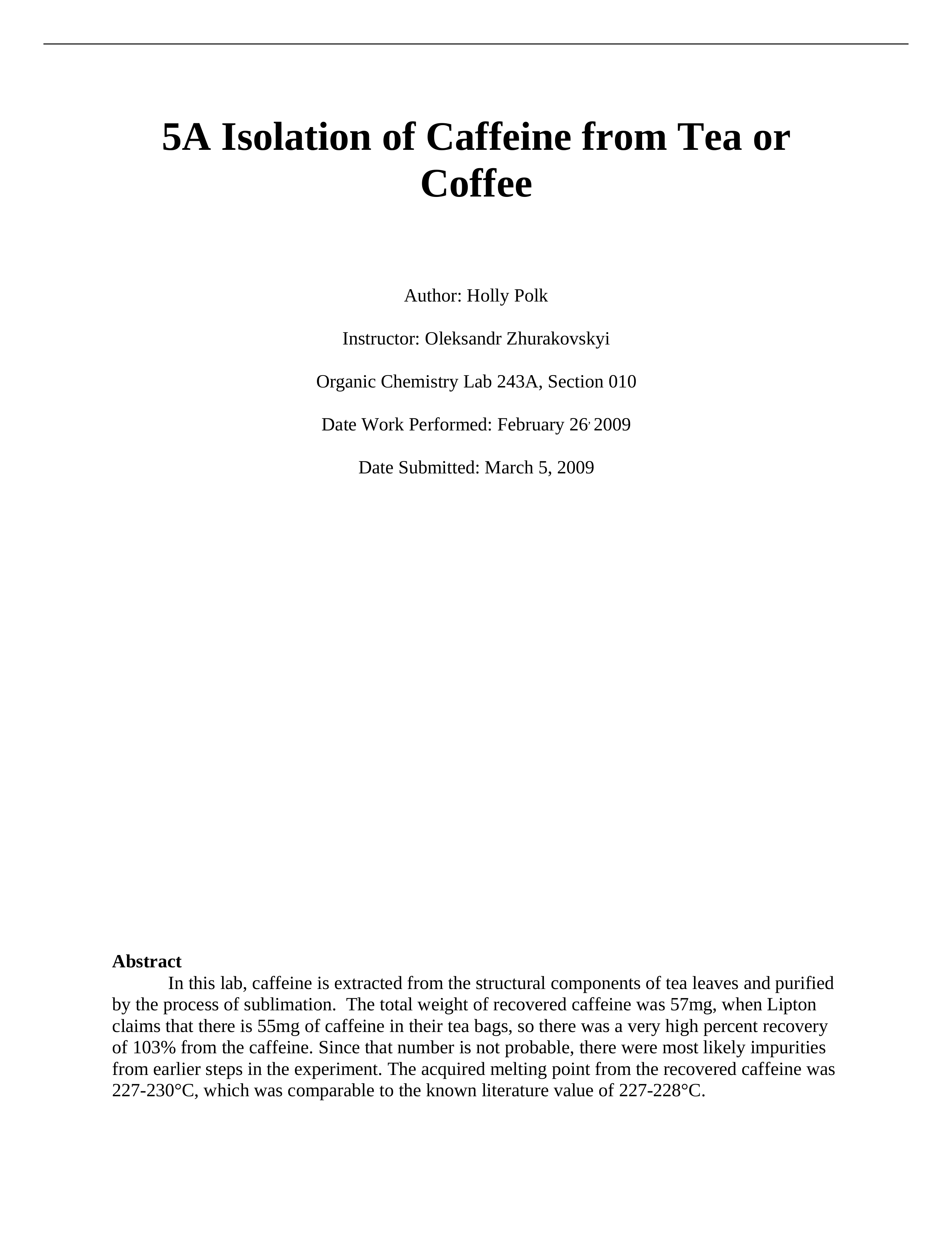 5A Isolation of Caffeine from Tea or Coffee_d1ls5ua5oob_page1