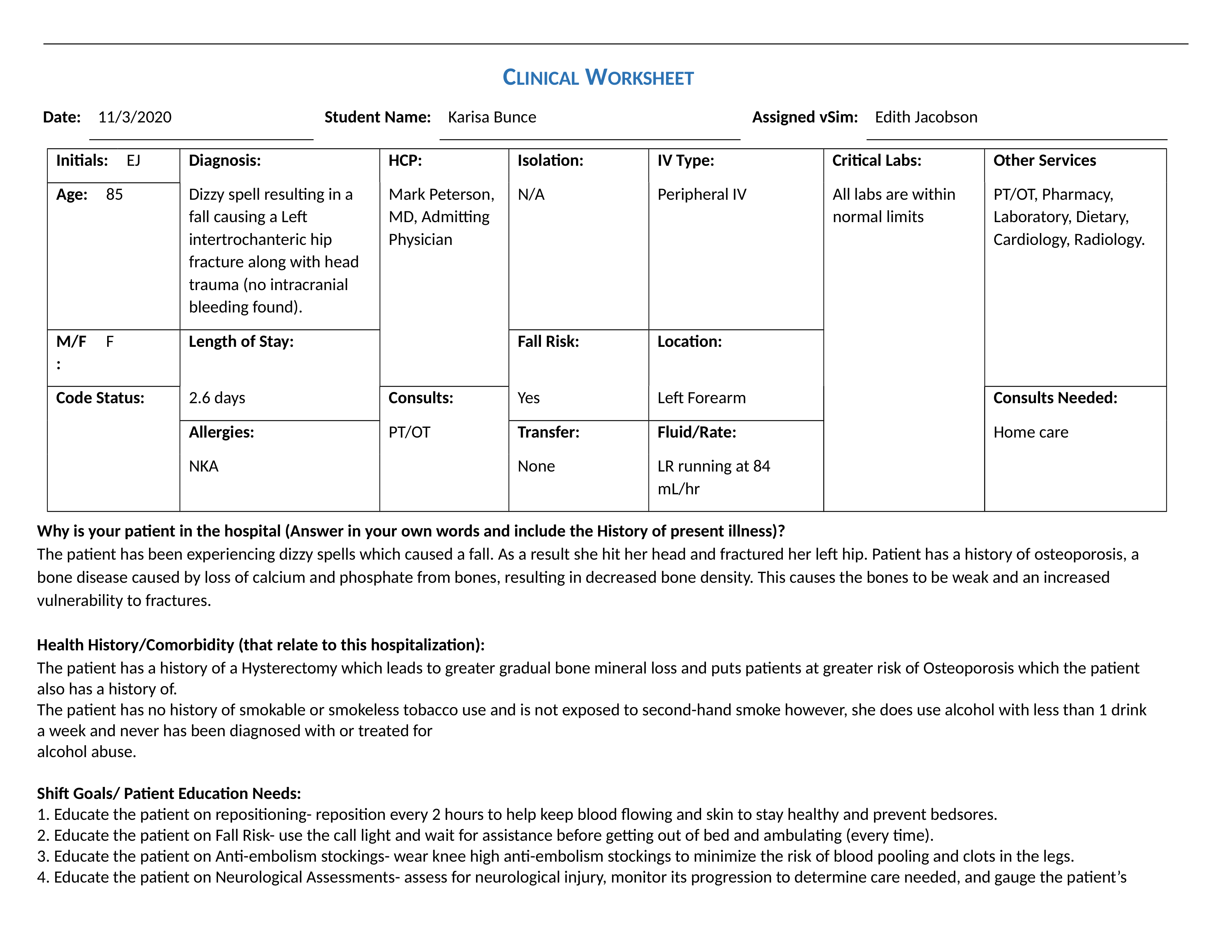 Clinical Worksheet Edith Jacobson.docx_d1ti0tlhtk6_page1