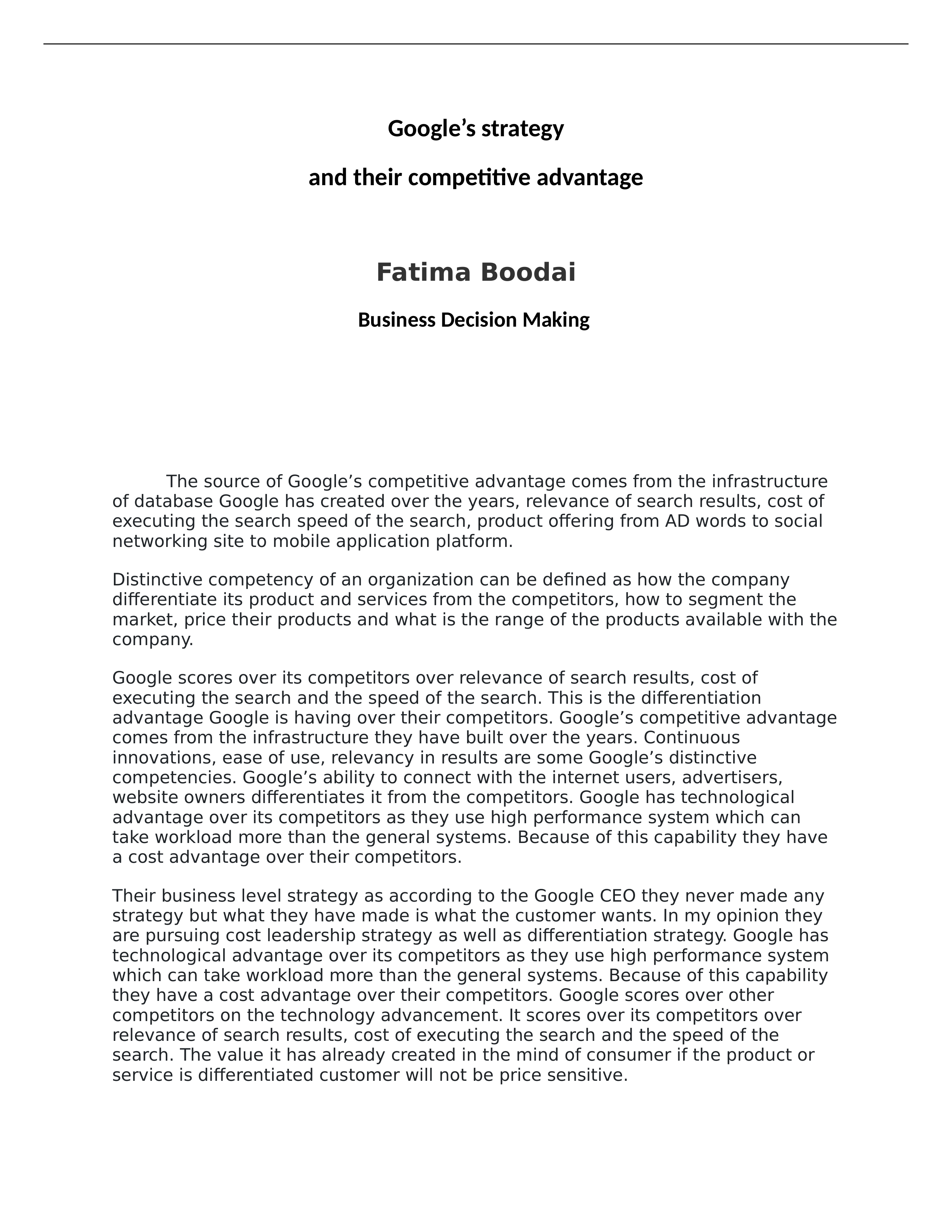 In recent years Google has expanded from internet search across a broad range of internet services.d_d1zmctg7ar4_page1