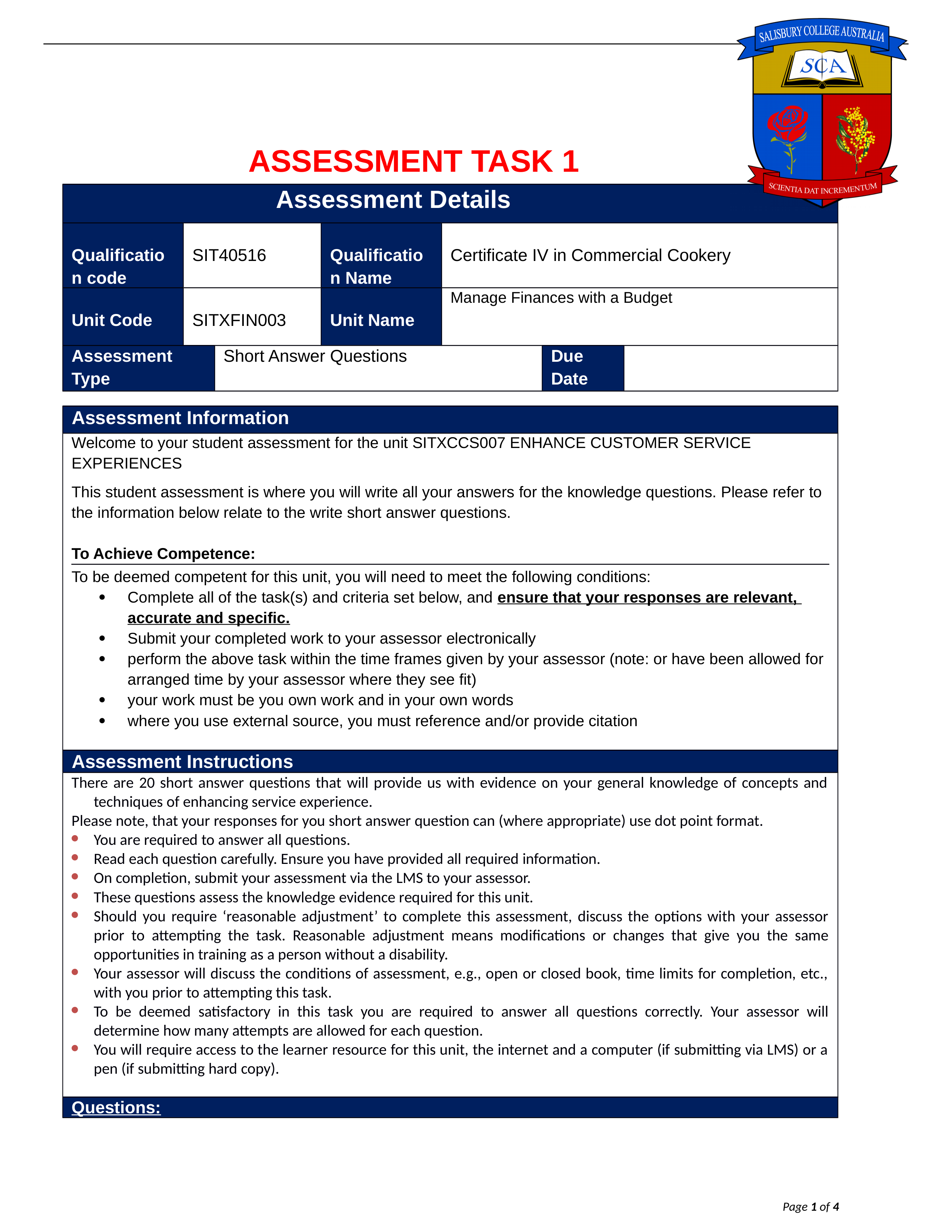 SCA_SITXFIN003 Assessment - A Short Answer.docx_d25x3j4zcoi_page1