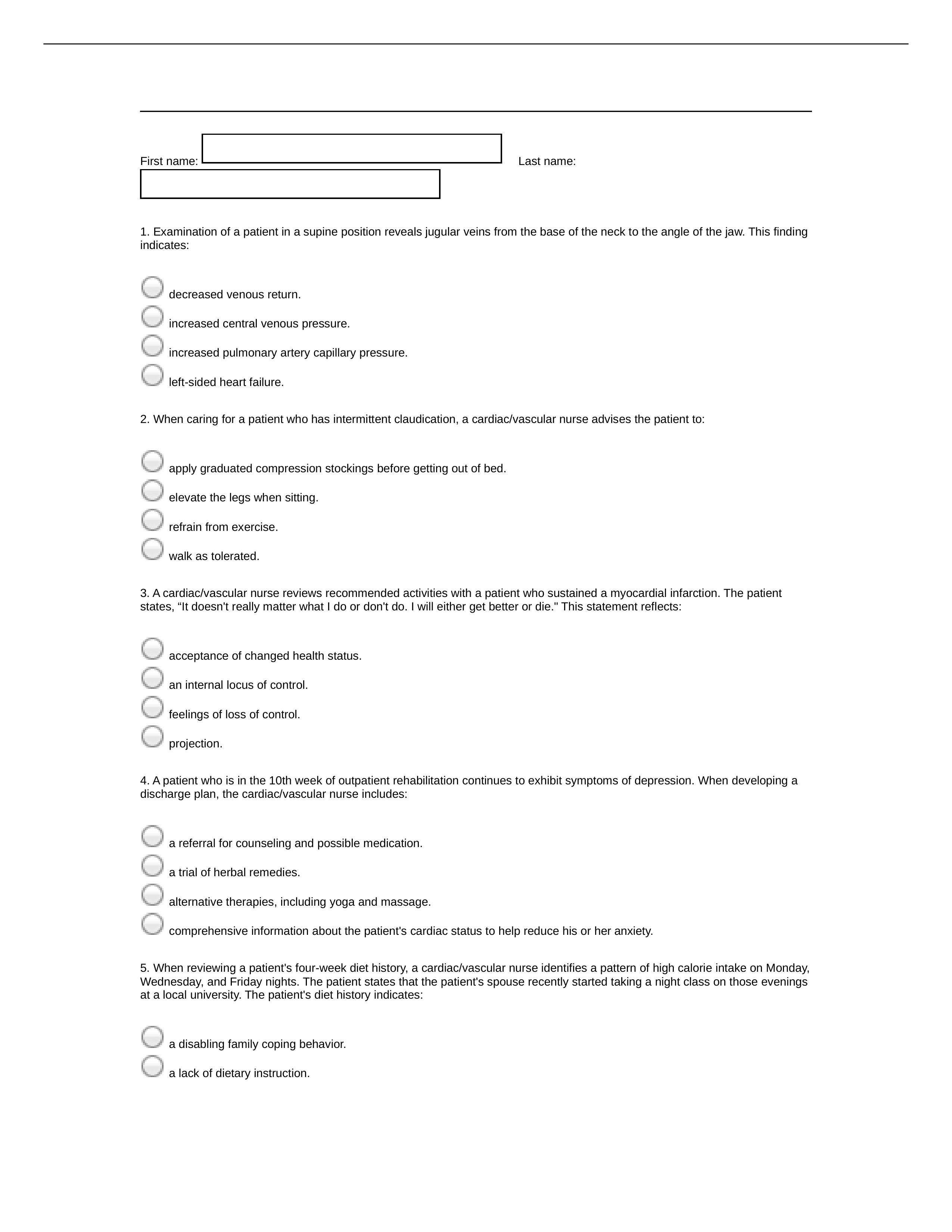 cardiac-vascular nursing exam sample questions_d2dlo61lvwf_page1