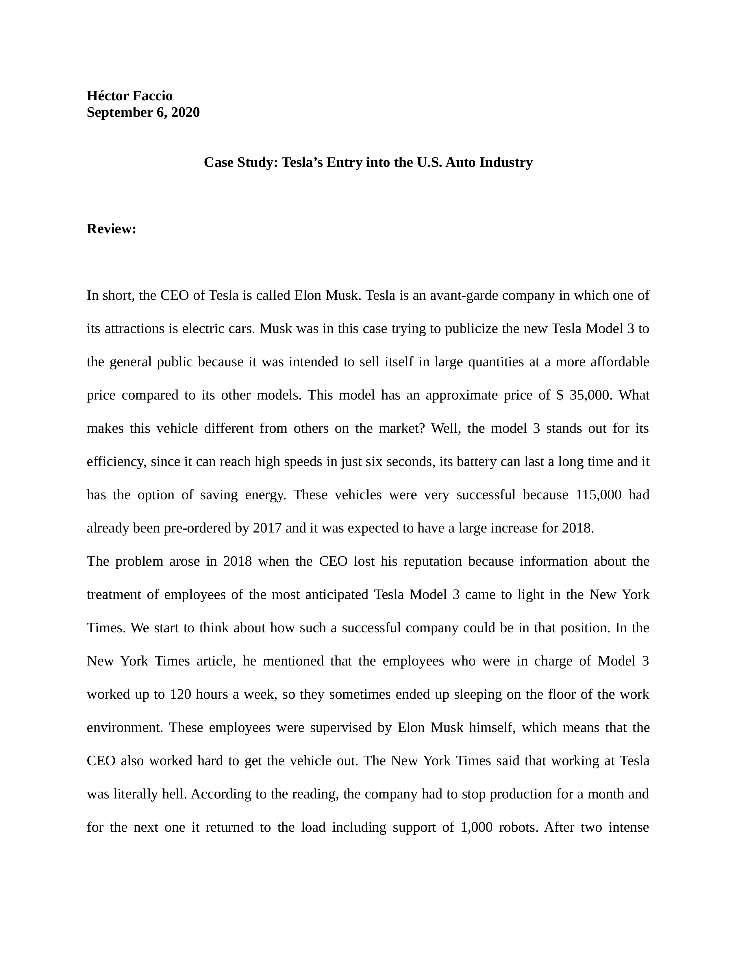 Case Study - Tesla's Entry into the U.S. Auto Industry.docx_d2fuarp0w1c_page1