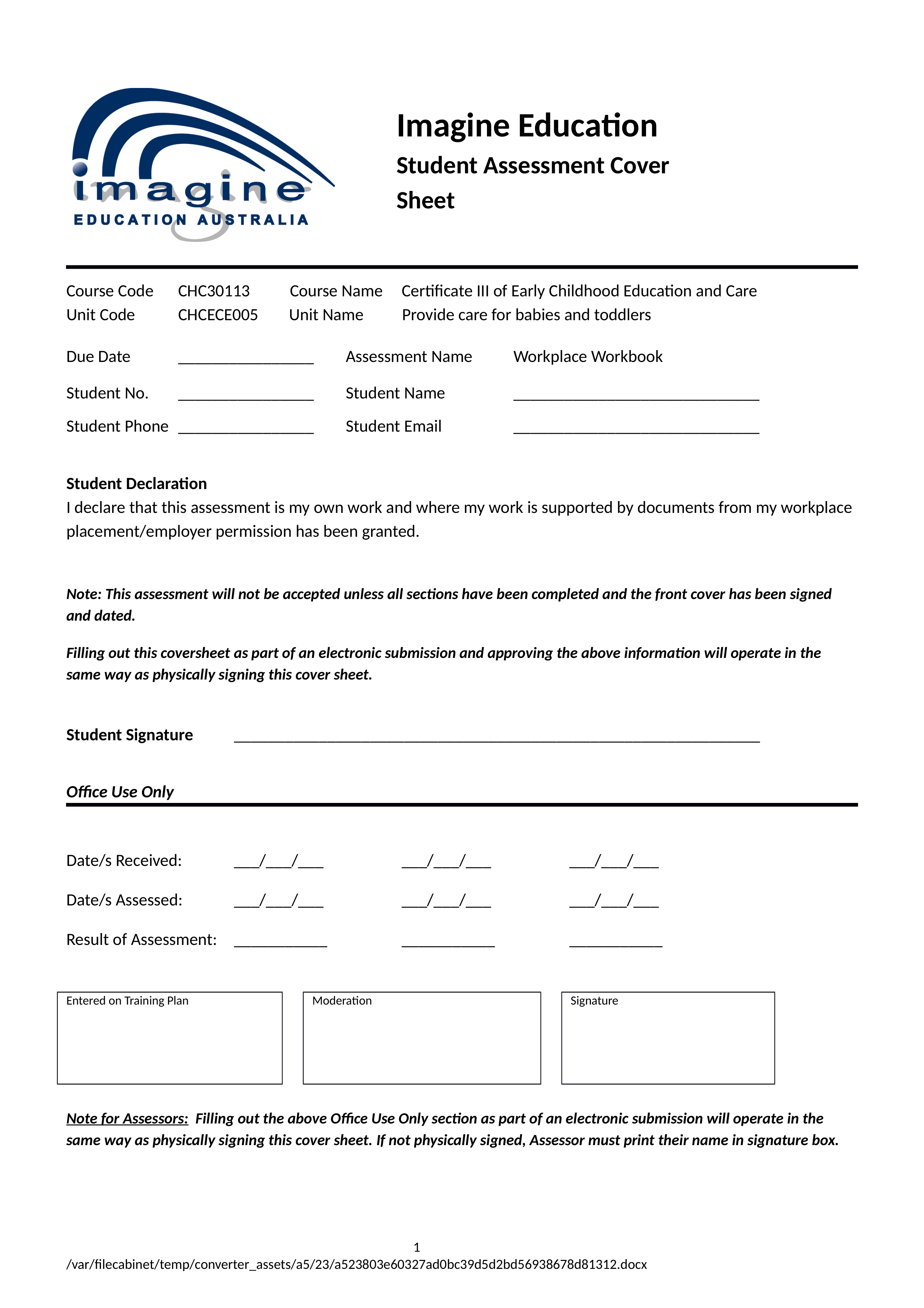 CHCECE005 Student Assessment WP v2.1.docx_d2oyfr9vqba_page1