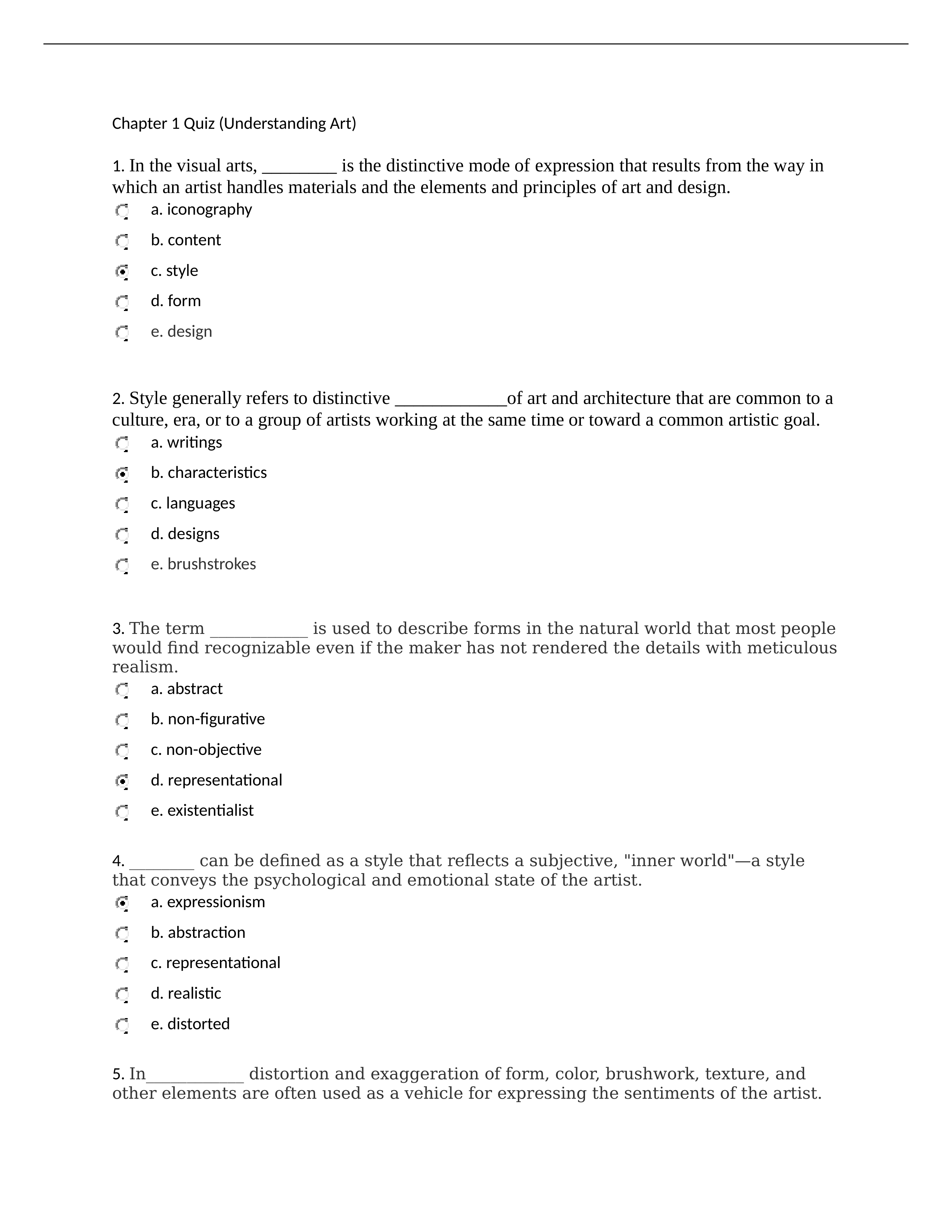 Chapter 1 Quiz (Understanding Art)_d2wunt5h20k_page1