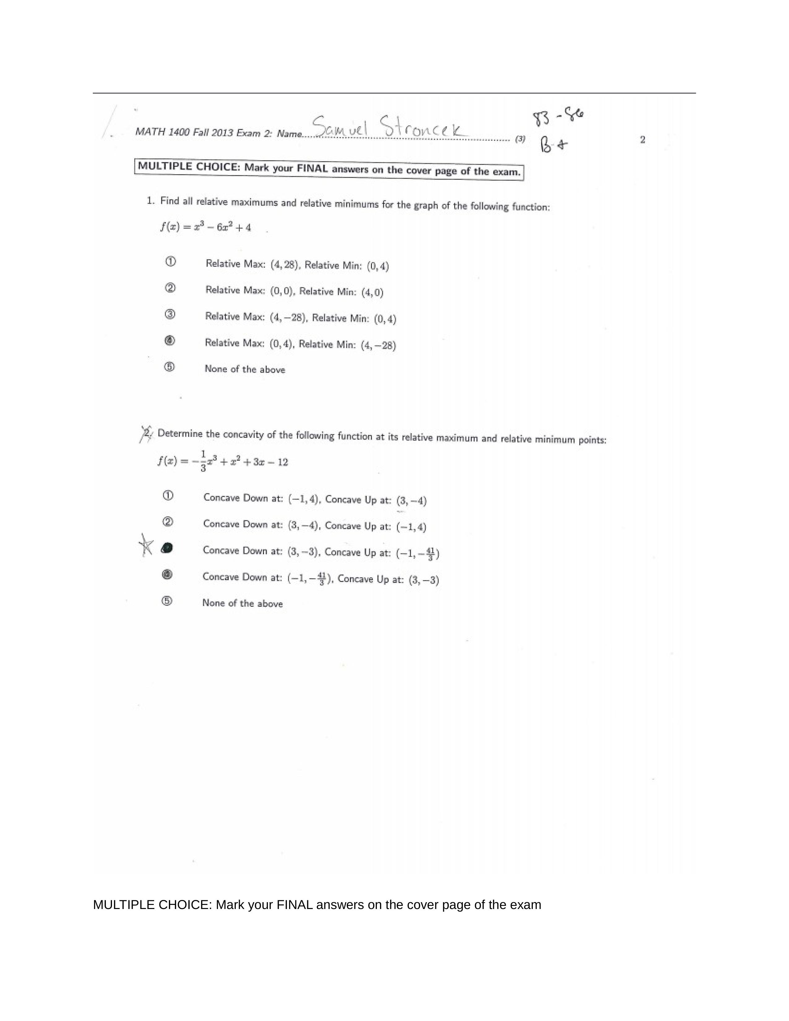 math 1400 exam 2 fall 1301540420140302210921_d39cn80c6te_page1