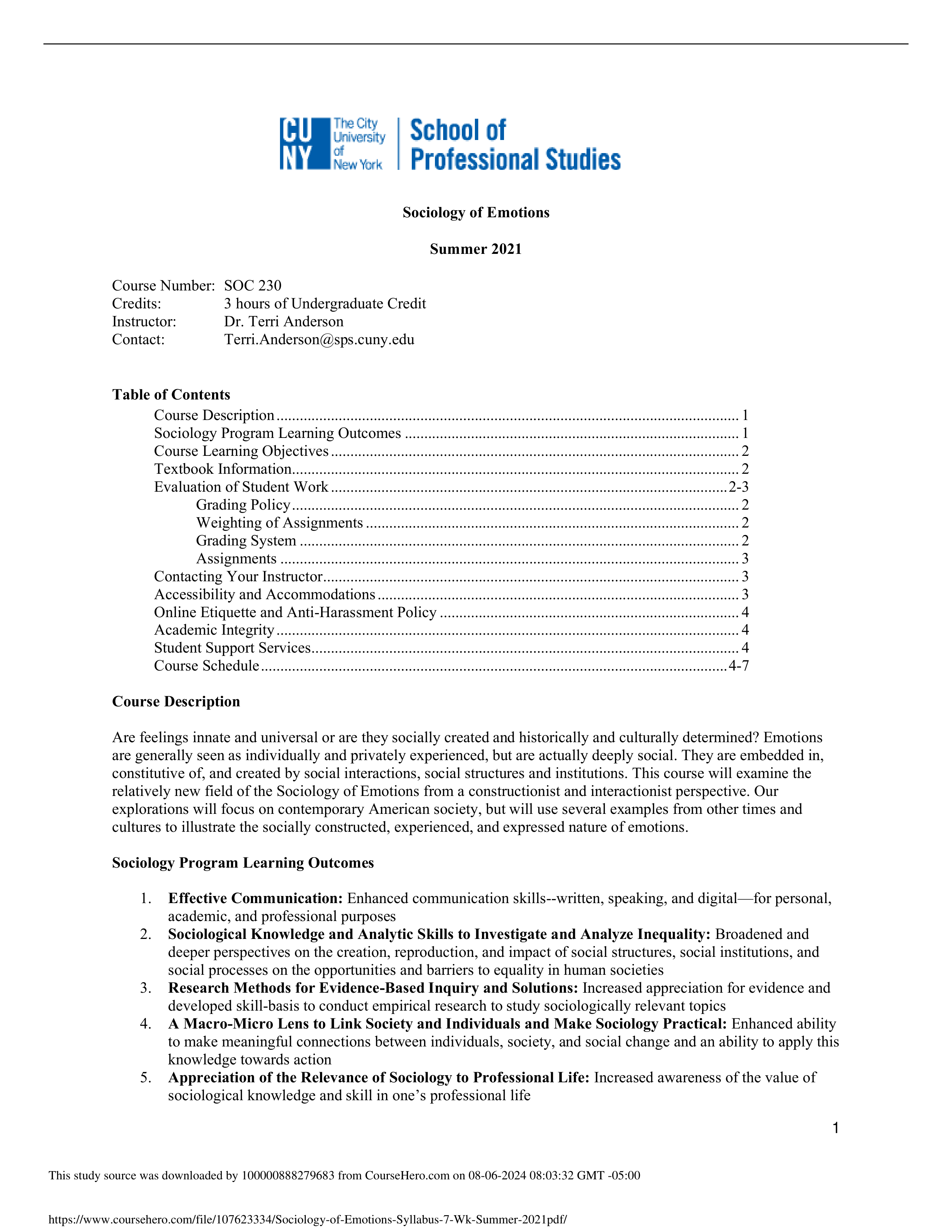 Sociology of Emotions Syllabus 7 Wk Summer 2021.pdf_d427ba109u0_page1