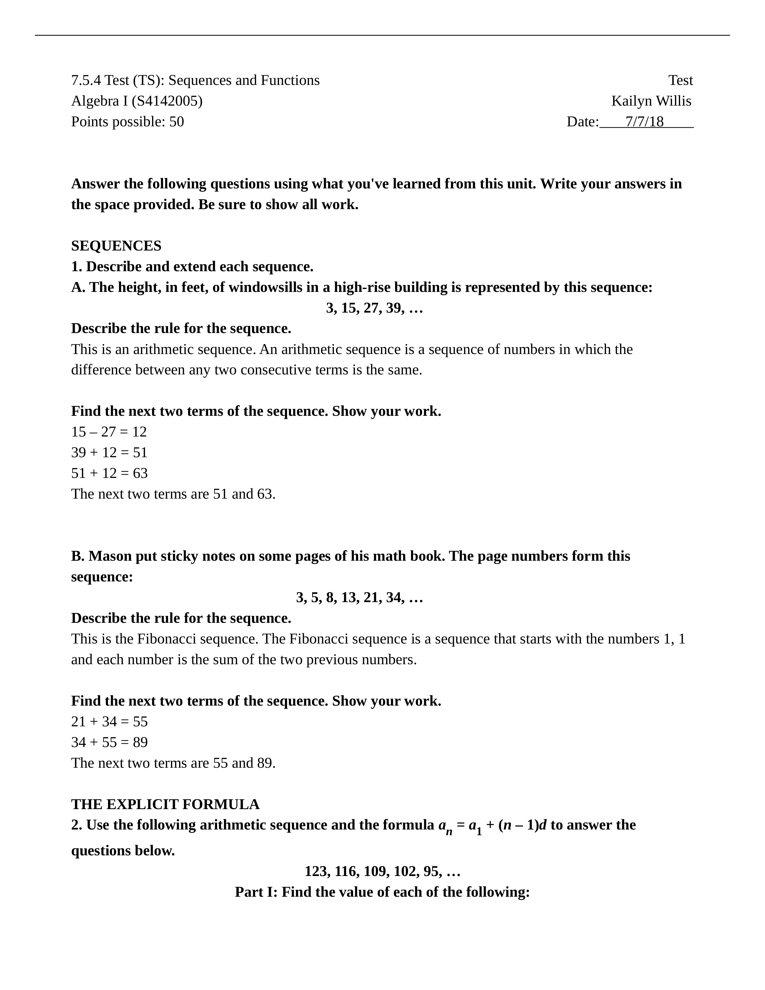 Algebra 1 Unit 7 Teacher-Scored Unit Test 7.5.4.odt_d477f4d29yx_page1