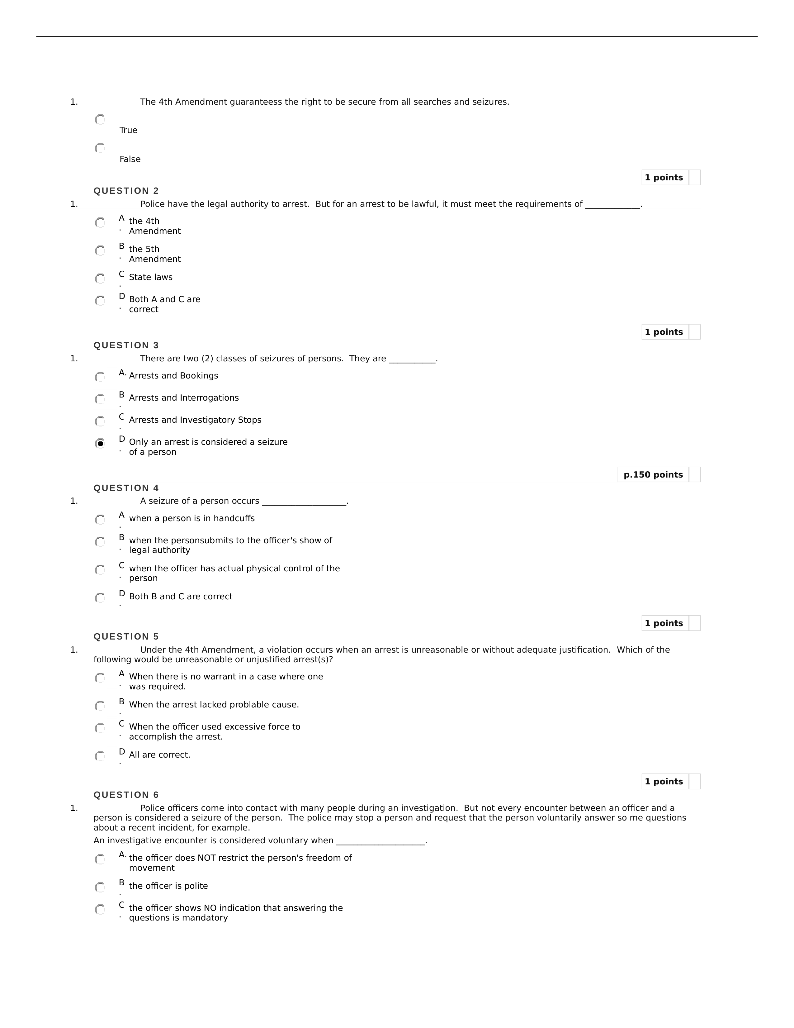 CJ 3310 Exam 2 Dewitt.docx_d4jbu8f82hj_page1