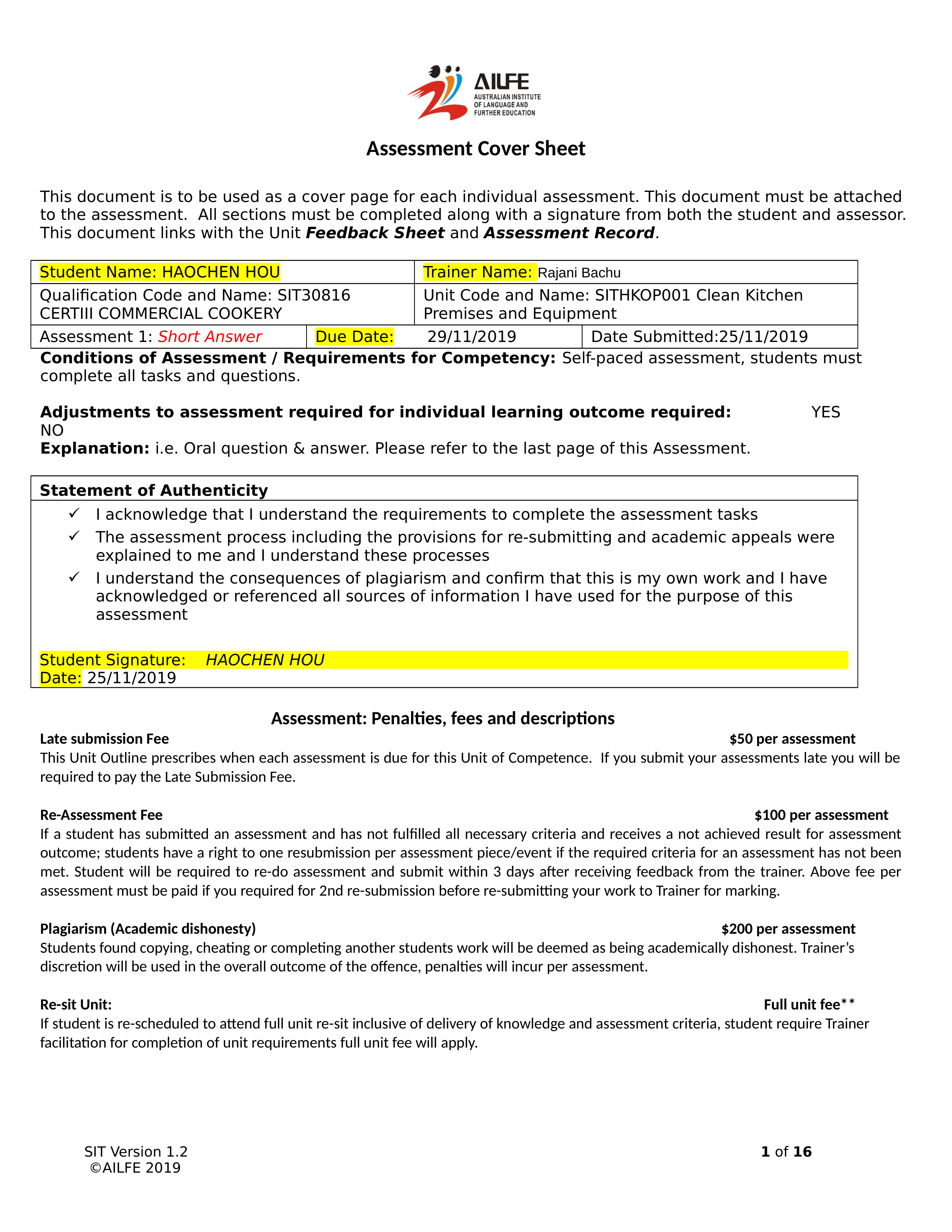 SITHKOP001 Assessment 1 - Short Answer Questions V2-HAOCHEN HOU.docx_d4so8x1xfzy_page1