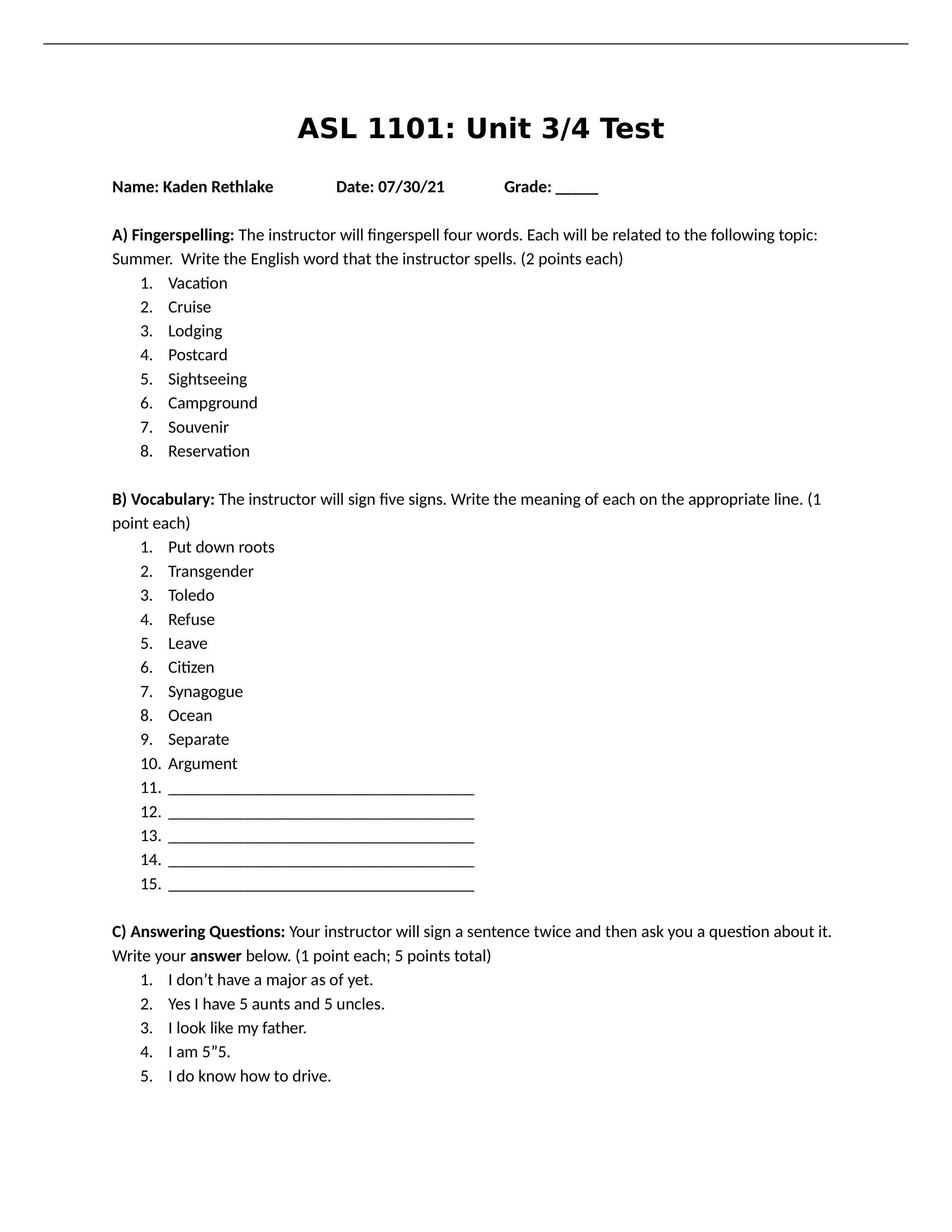 True+Way ASL 1101_ Unit 3_4 Test Answer Sheet (1).docx_d4vnv36enoo_page1