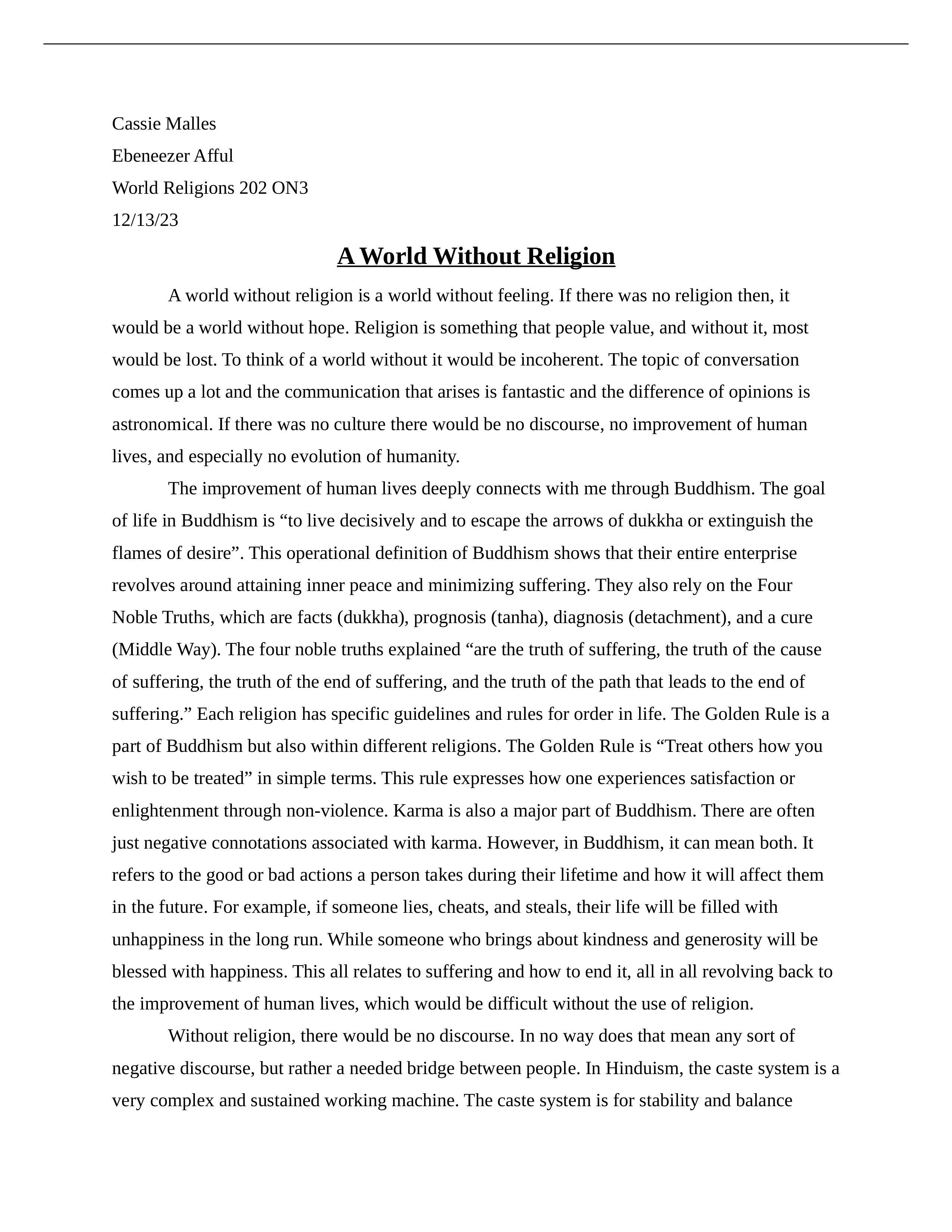 World Religions Essay.docx_d4wil64773y_page1