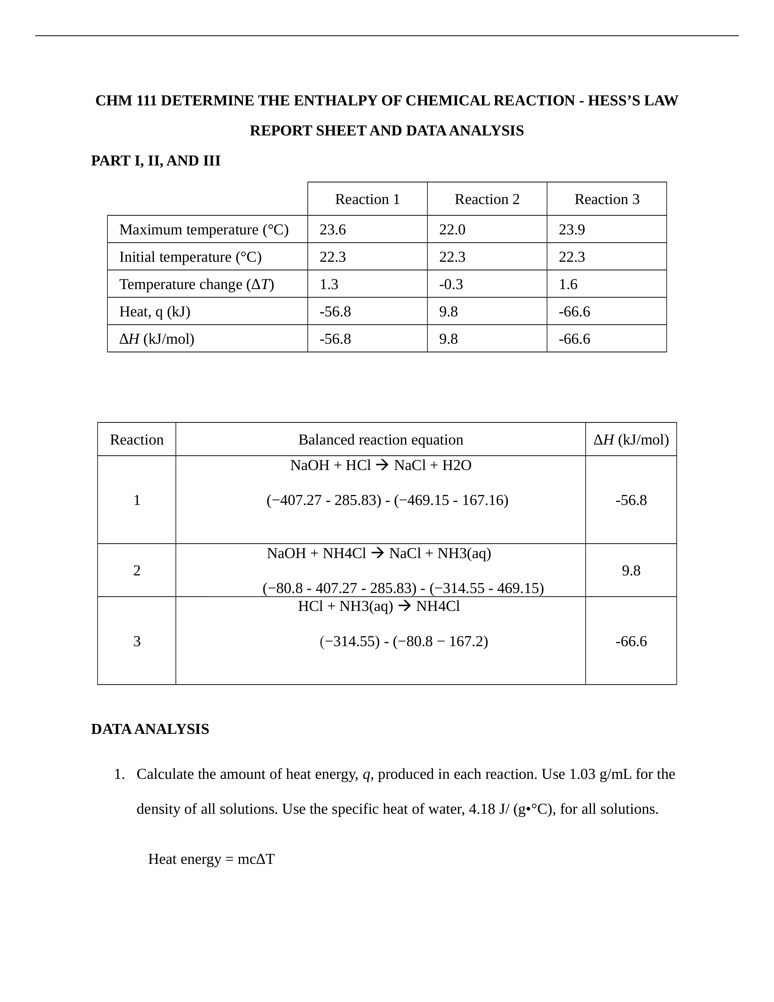 Determine the enthalpy of chemical reaction1.docx_d4x0v76ekkc_page1