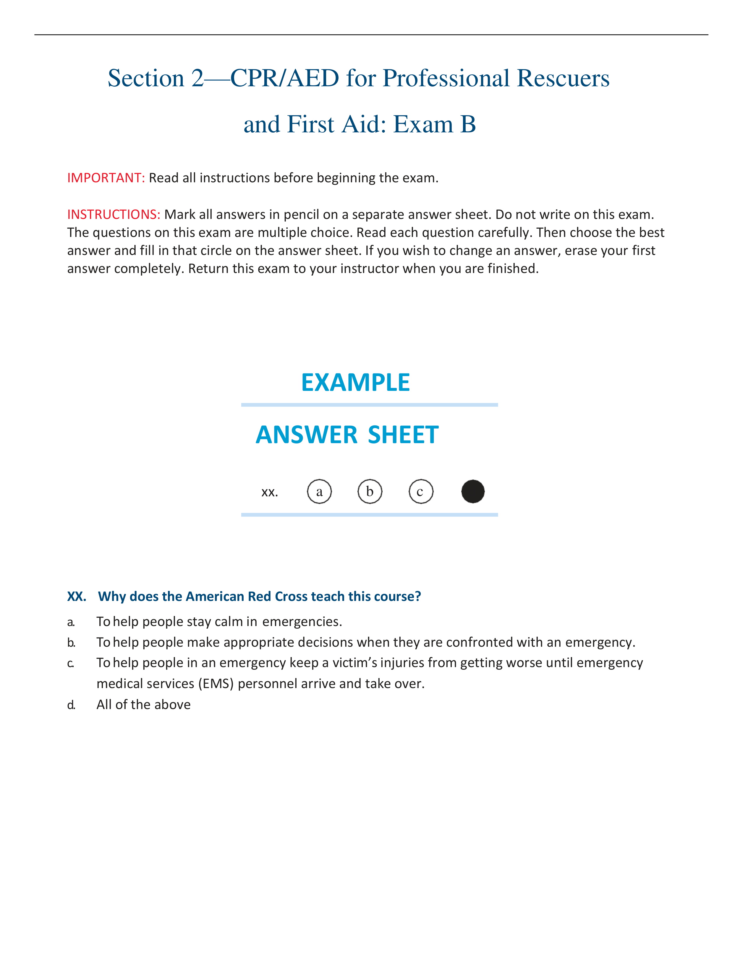 CPR-AED for Professional Rescuers  and First Aid- Exam B.pdf_d4xz0qmxjel_page1