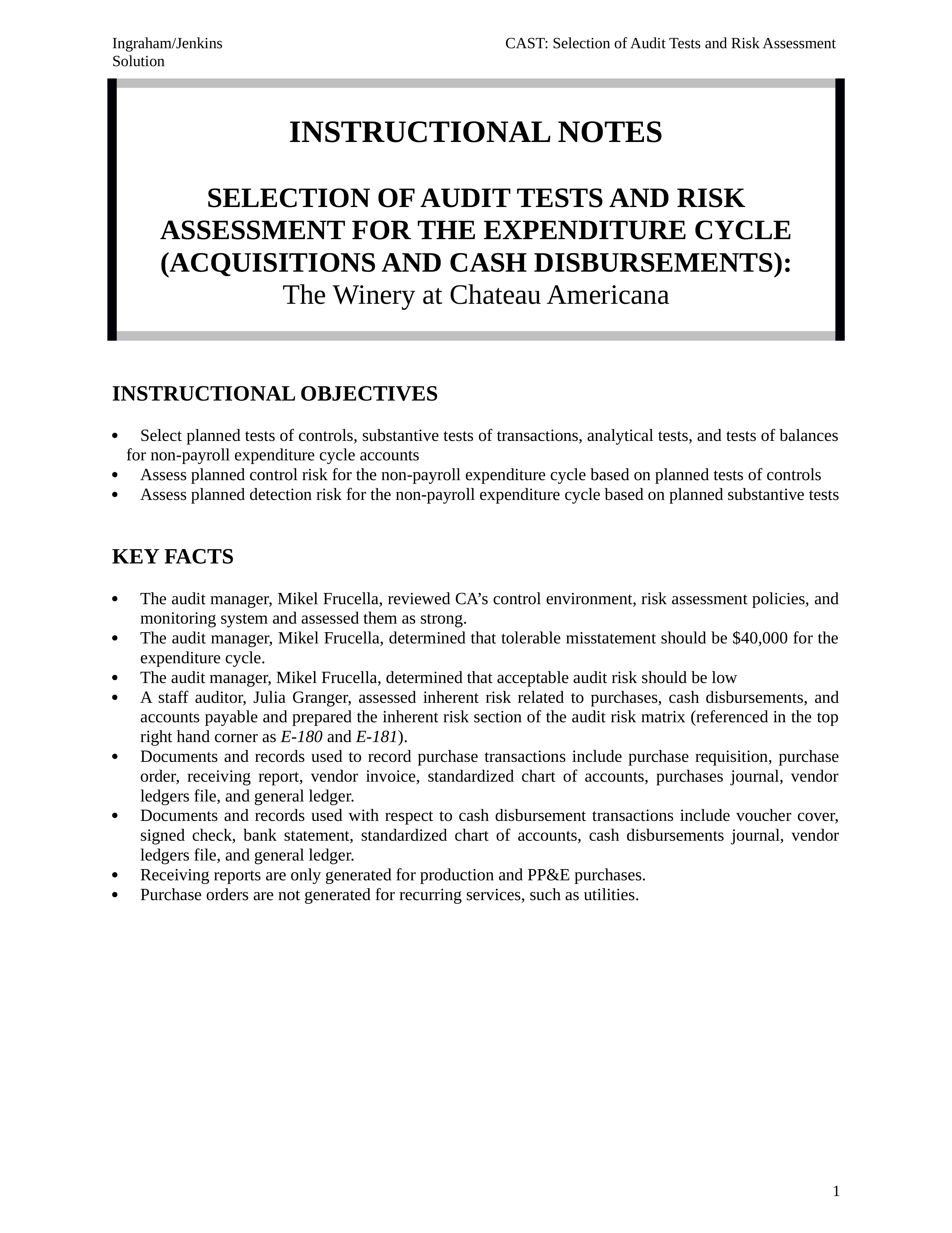 Selection of Audit Tests and Risk Assessment 3rd Edition_d4z6nrfh3xe_page1